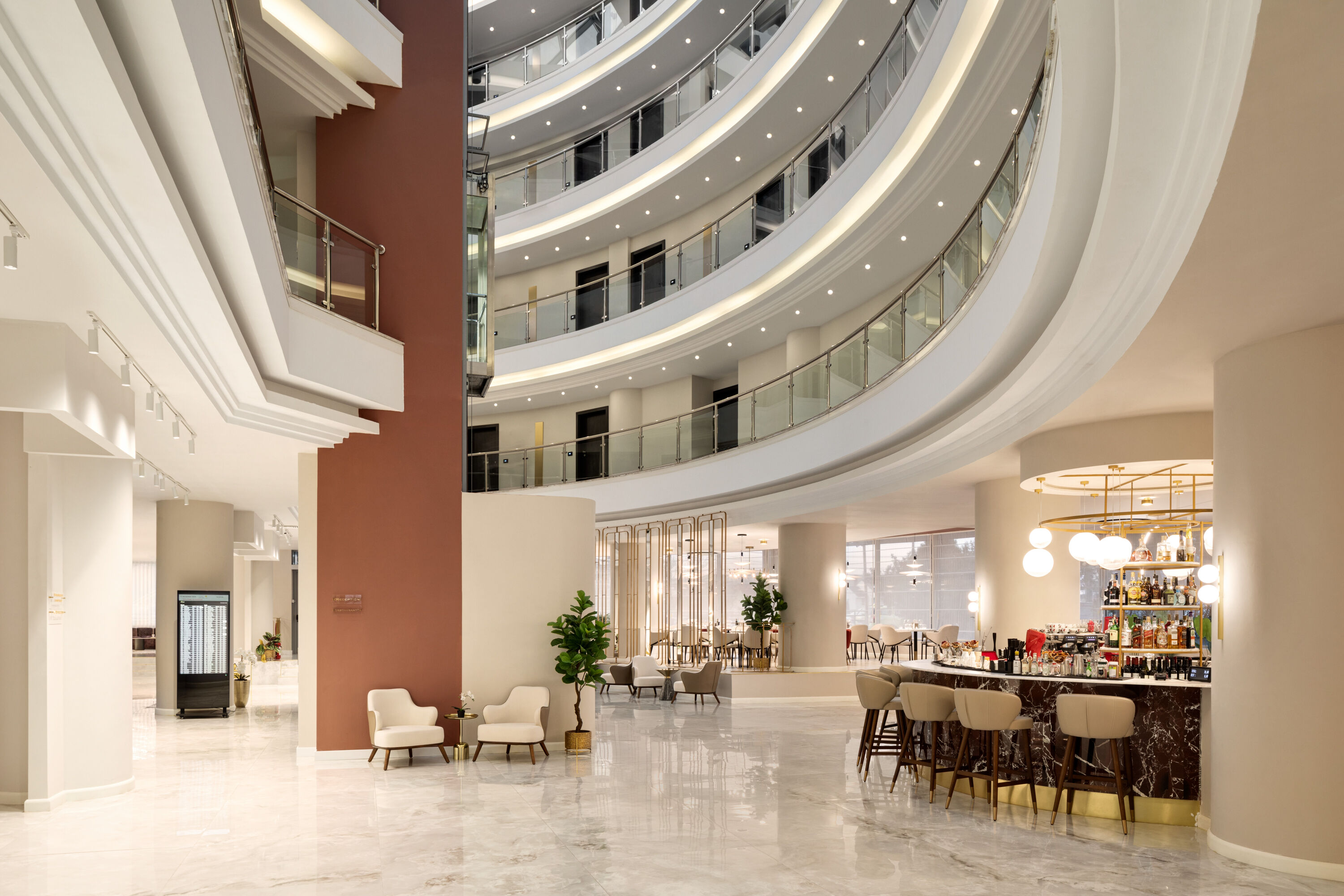 Ramada by Wyndham Bucharest Otopeni Airport lobby atrium in Otopeni, Other than US/Canada