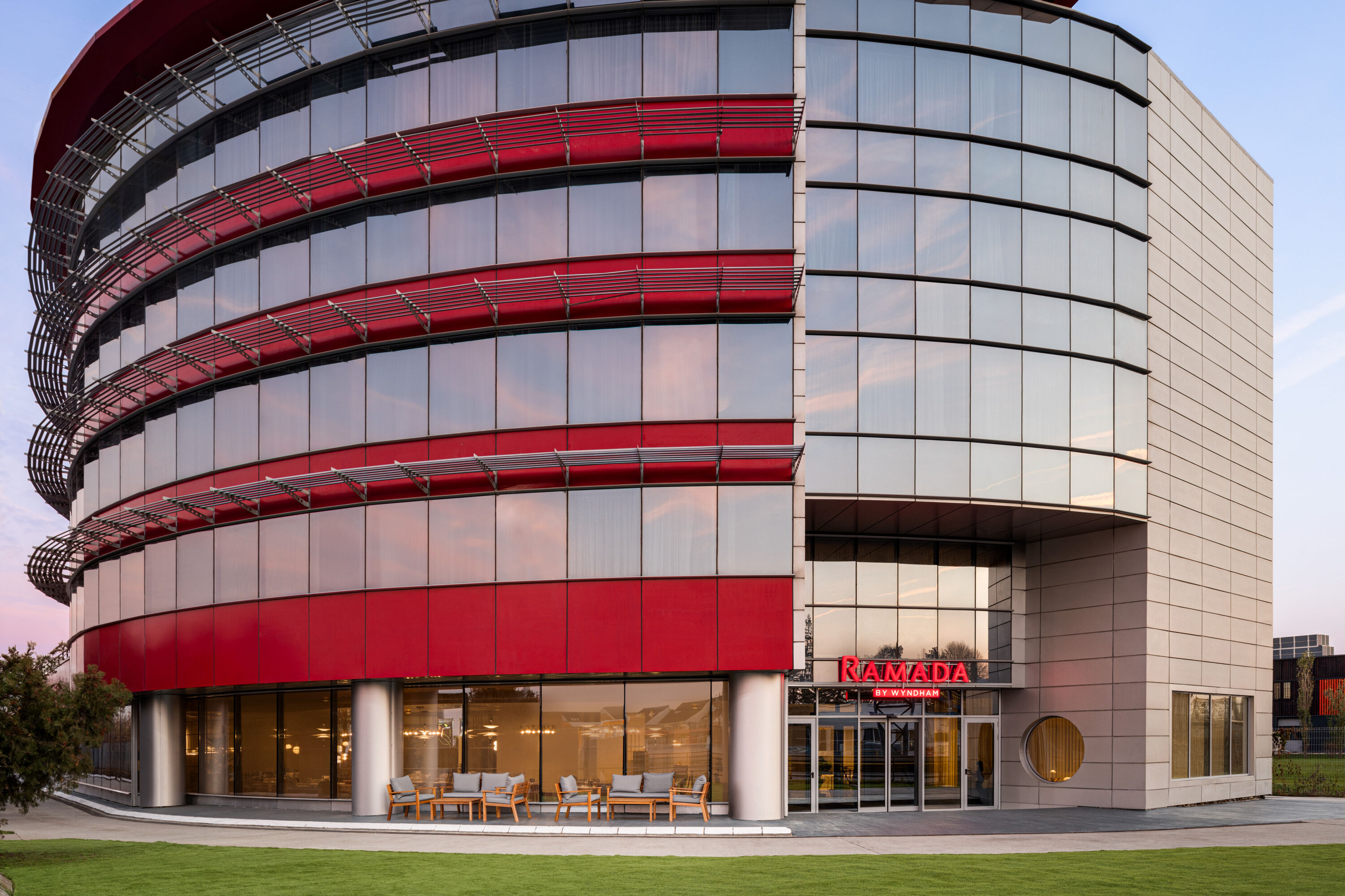 Exterior of Ramada by Wyndham Bucharest Otopeni Airport hotel in Otopeni, Other than US/Canada