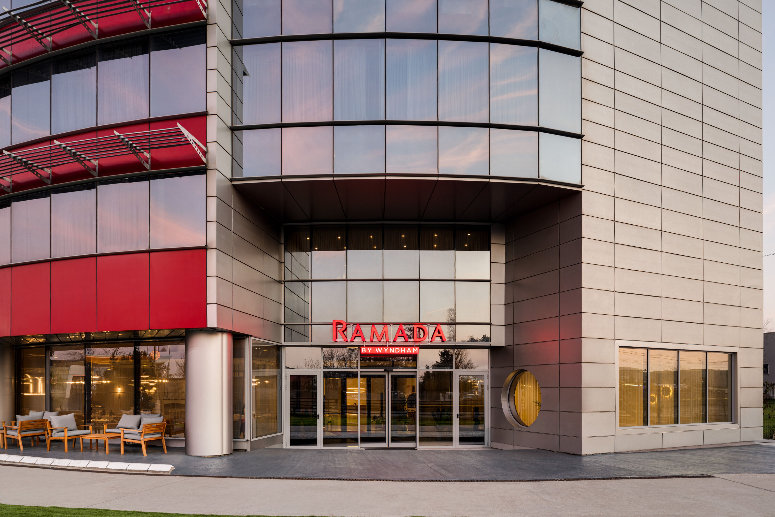 Exterior of Ramada by Wyndham Bucharest Otopeni Airport hotel in Otopeni, Other than US/Canada