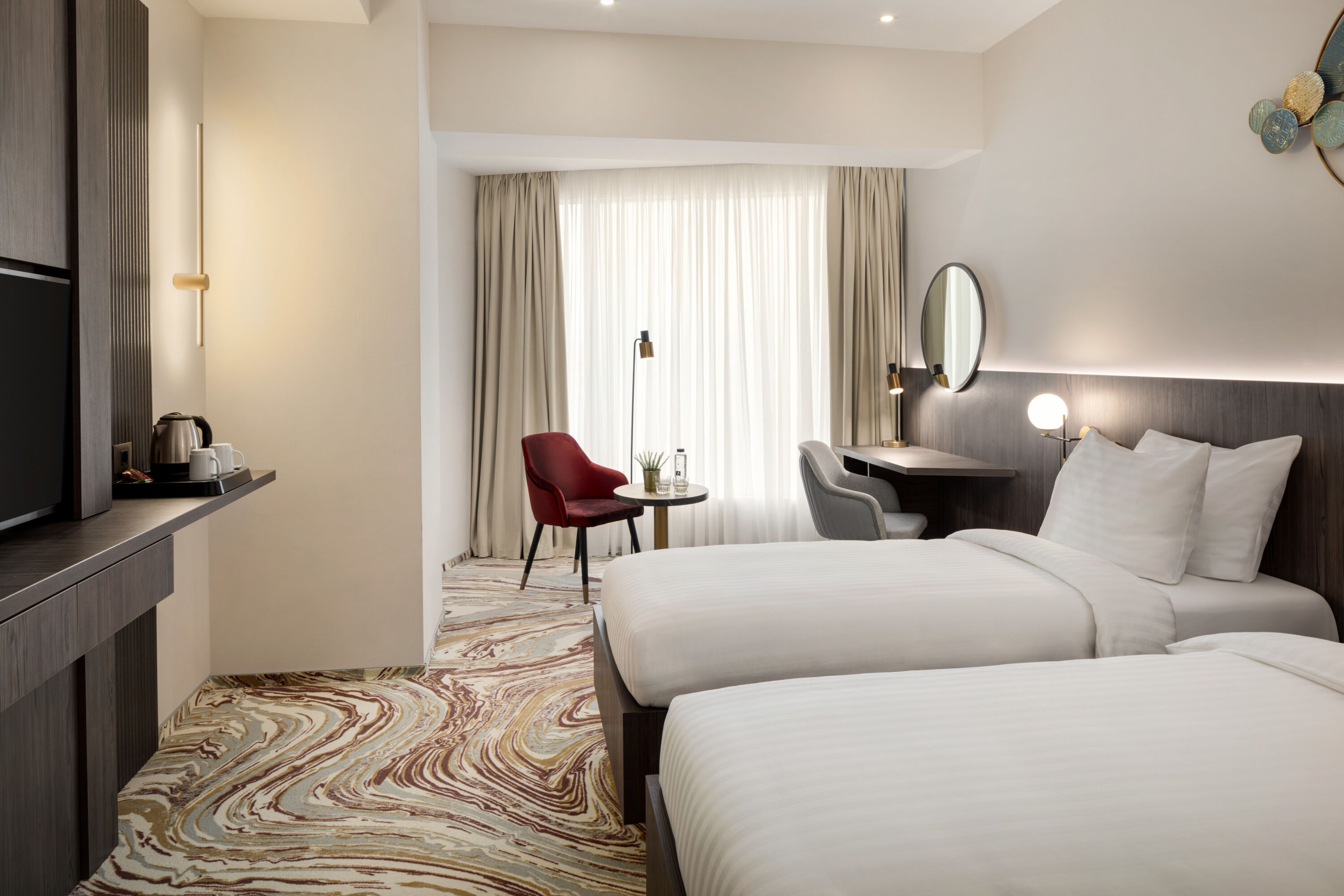 Guest room at the Ramada by Wyndham Bucharest Otopeni Airport in Otopeni, Other than US/Canada