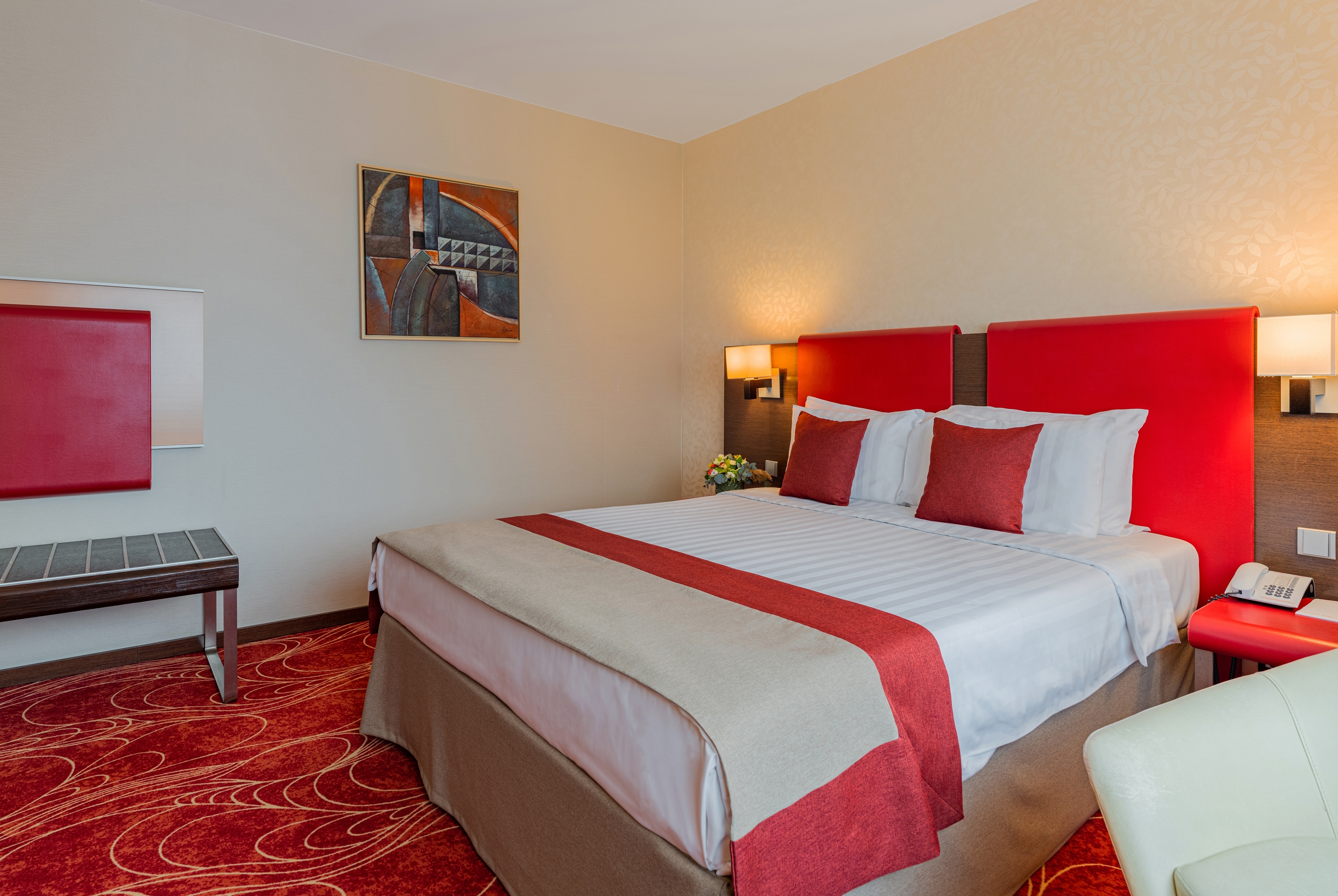 Guest room at the Ramada by Wyndham Sibiu in Sibiu, Other than US/Canada