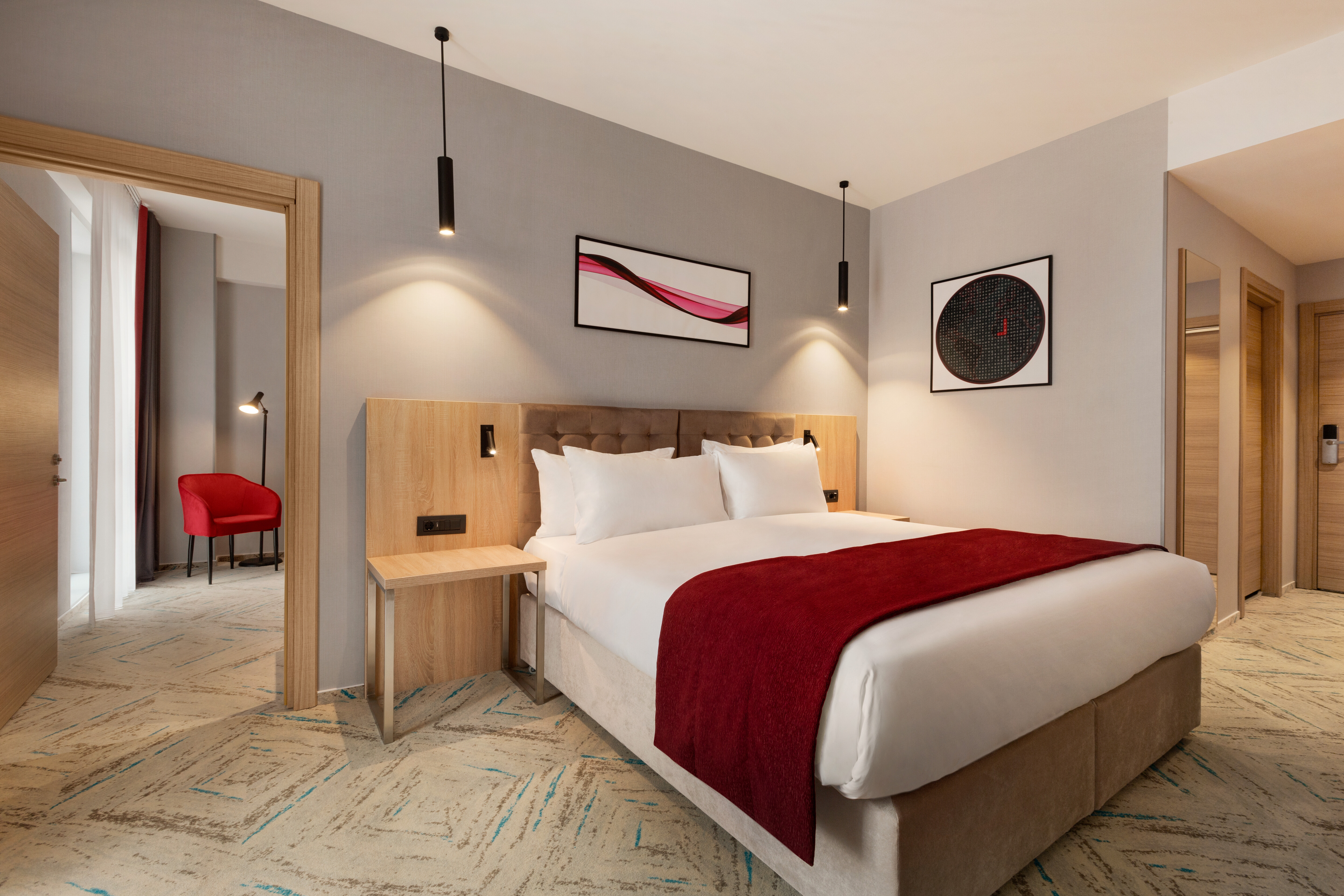 Guest room at the Ramada by Wyndham Targu Jiu in Targu Jiu, Other than US/Canada