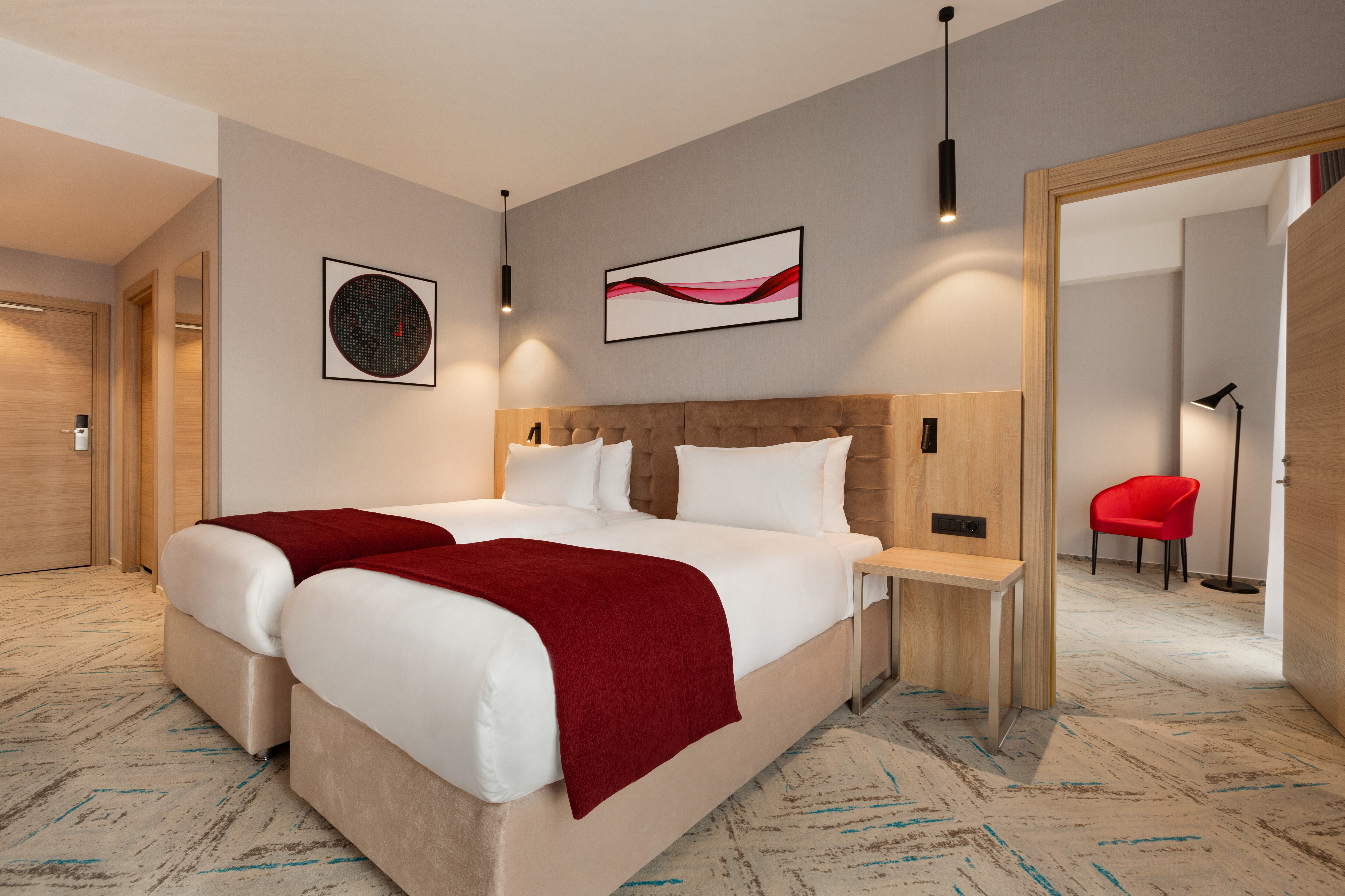 Guest room at the Ramada by Wyndham Targu Jiu in Targu Jiu, Other than US/Canada