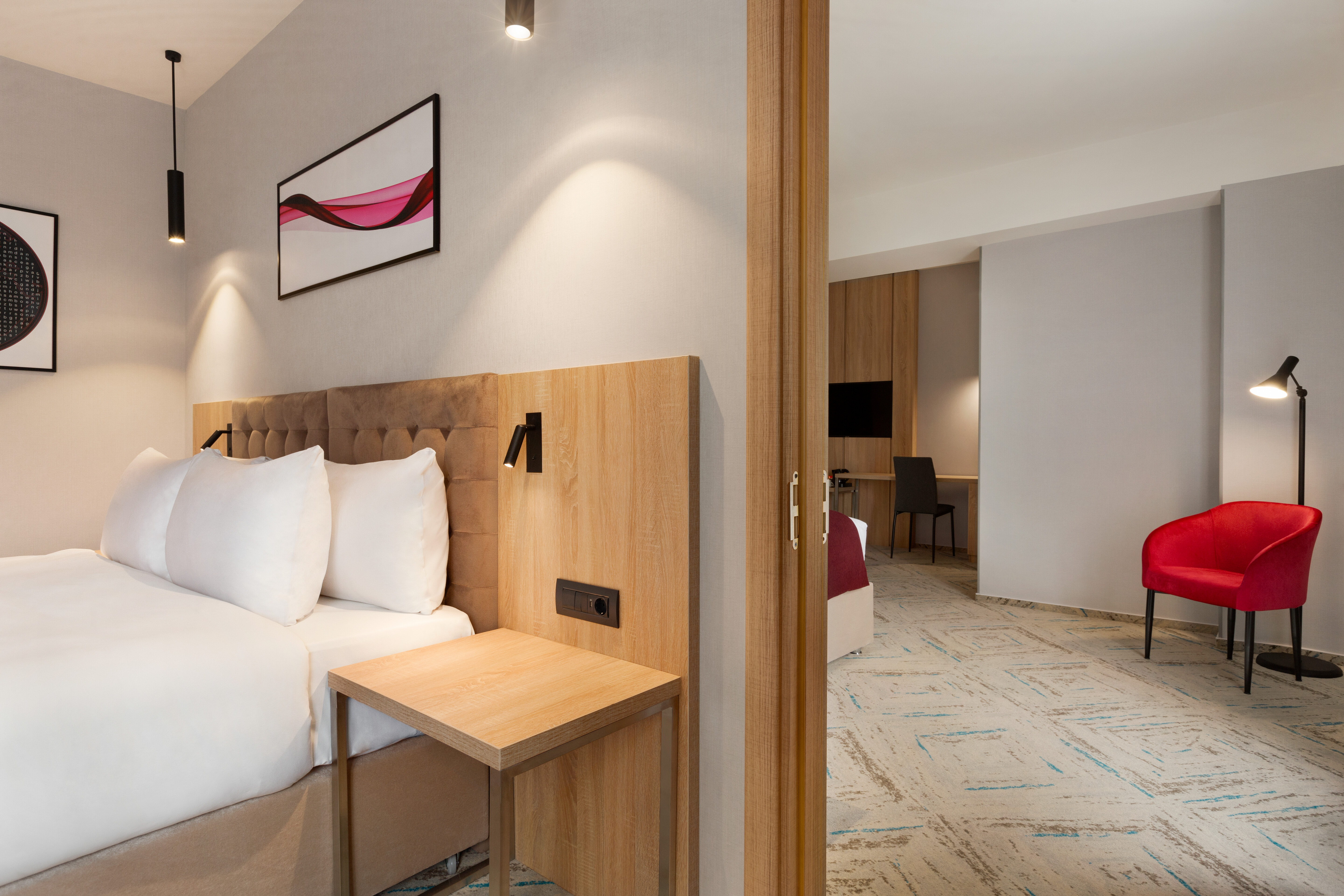 Guest room at the Ramada by Wyndham Targu Jiu in Targu Jiu, Other than US/Canada