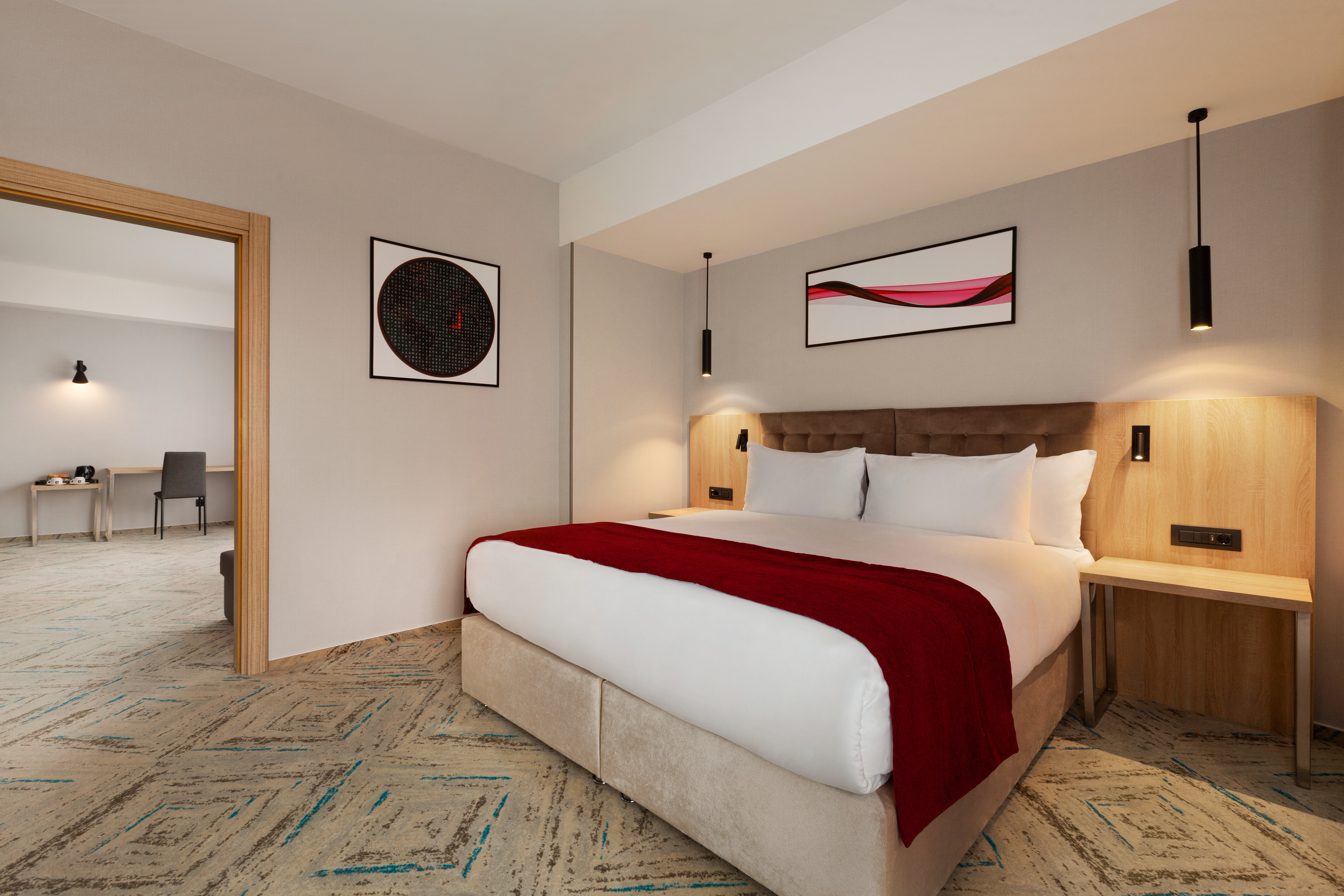 Guest room at the Ramada by Wyndham Targu Jiu in Targu Jiu, Other than US/Canada