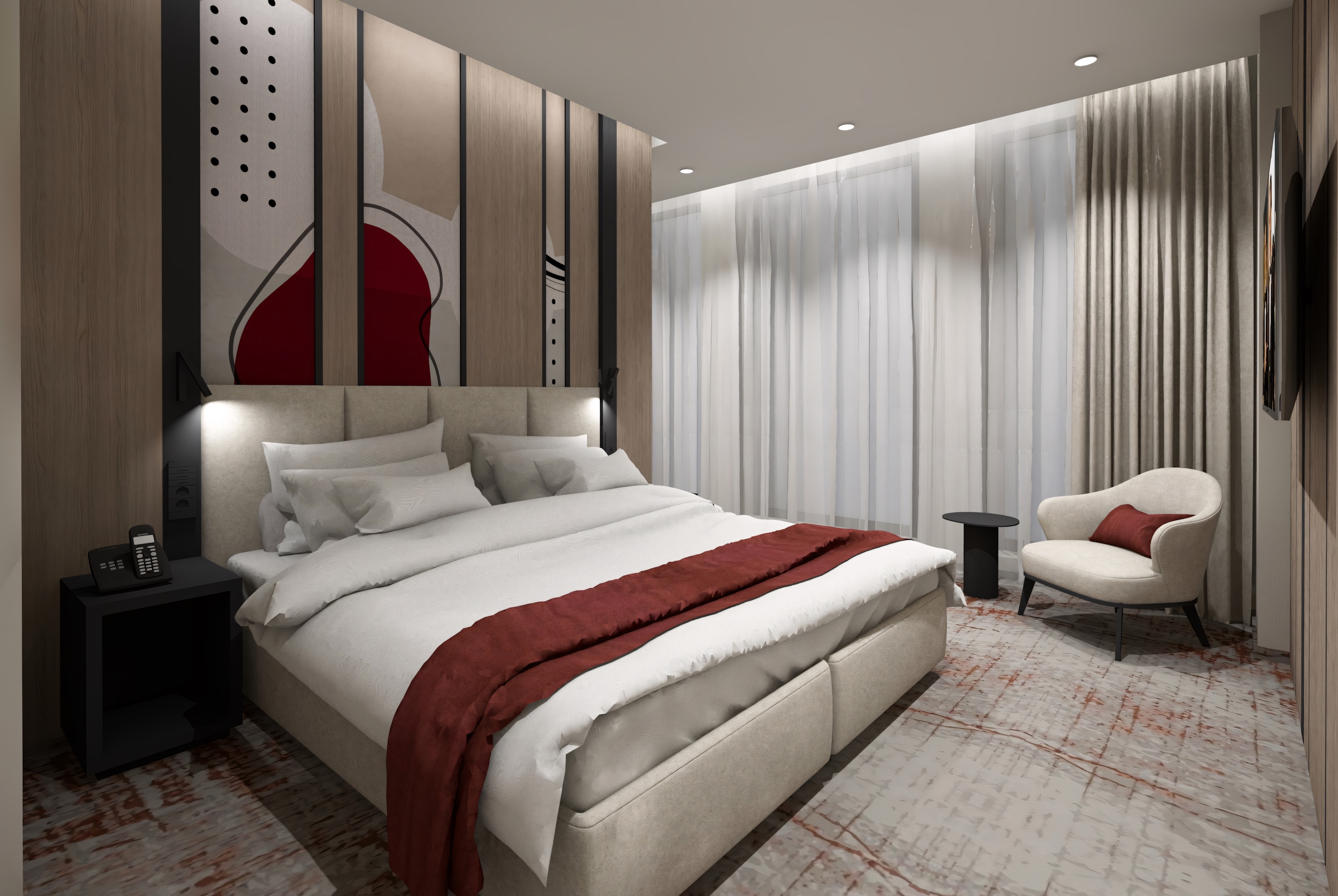 Guest room at the Ramada by Wyndham Zalau in Zalau, Other than US/Canada