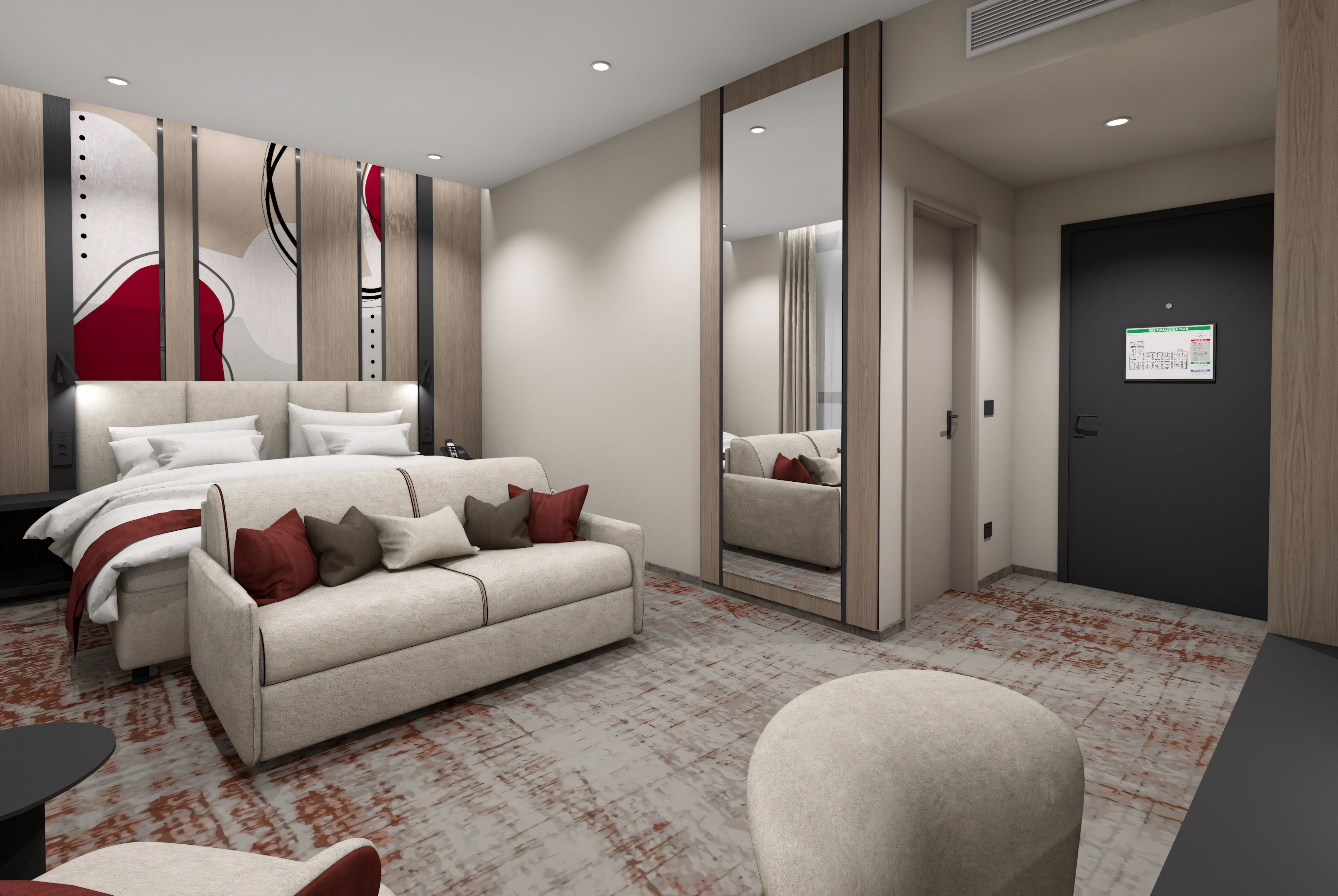 Guest room at the Ramada by Wyndham Zalau in Zalau, Other than US/Canada