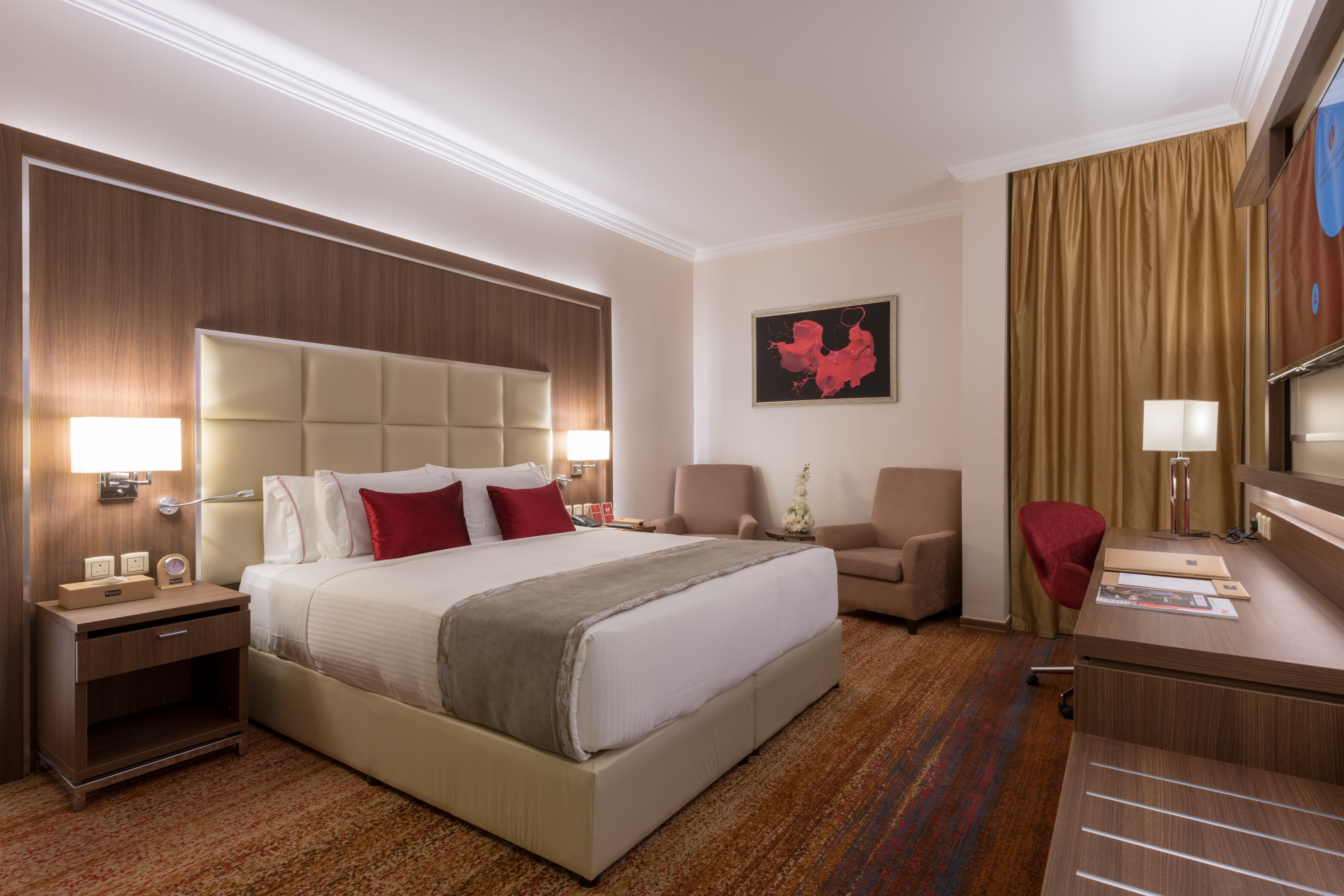 Guest room at the Ramada by Wyndham Continental Jeddah in Jeddah, Other than US/Canada