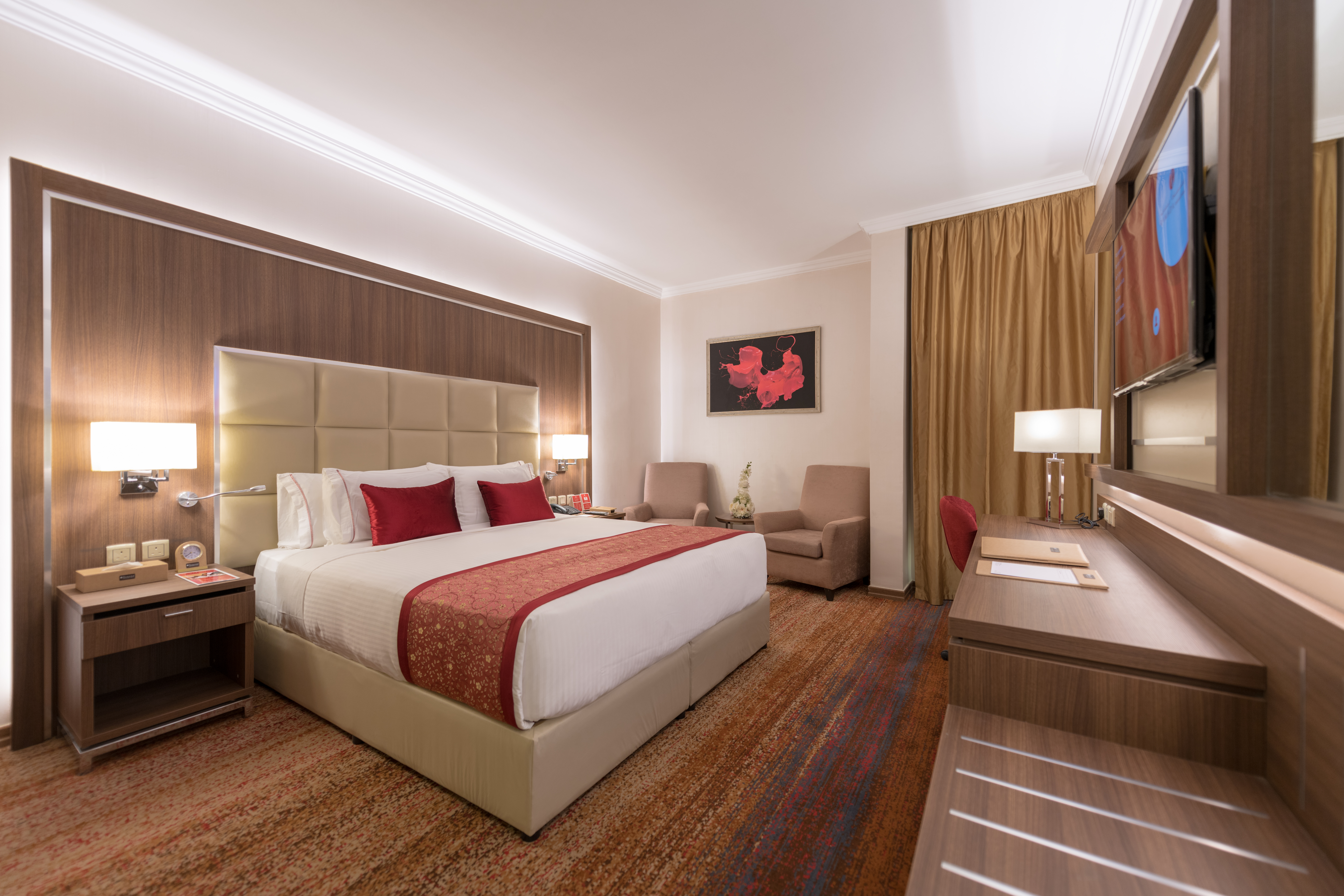 Guest room at the Ramada by Wyndham Continental Jeddah in Jeddah, Other than US/Canada
