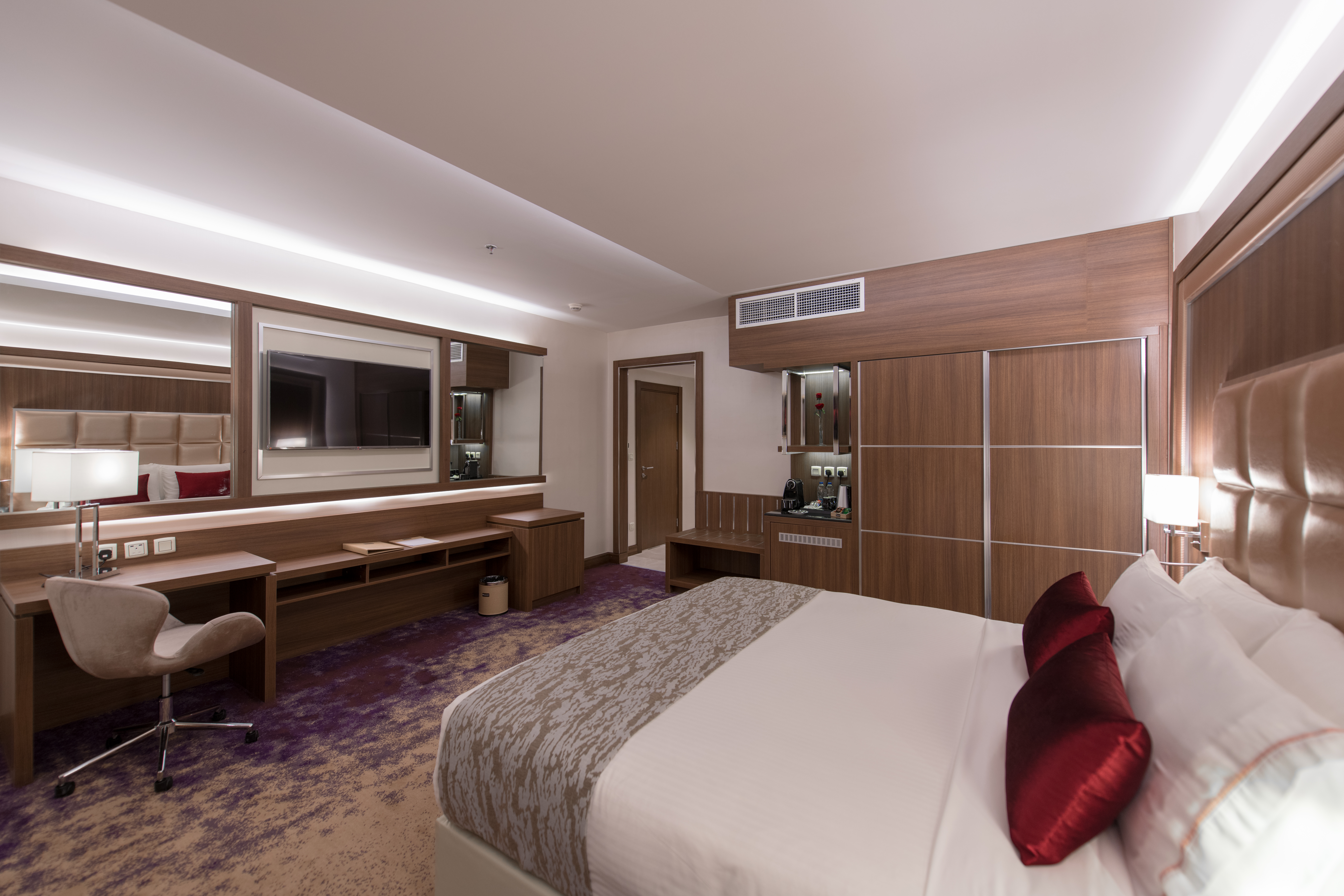 Guest room at the Ramada by Wyndham Continental Jeddah in Jeddah, Other than US/Canada