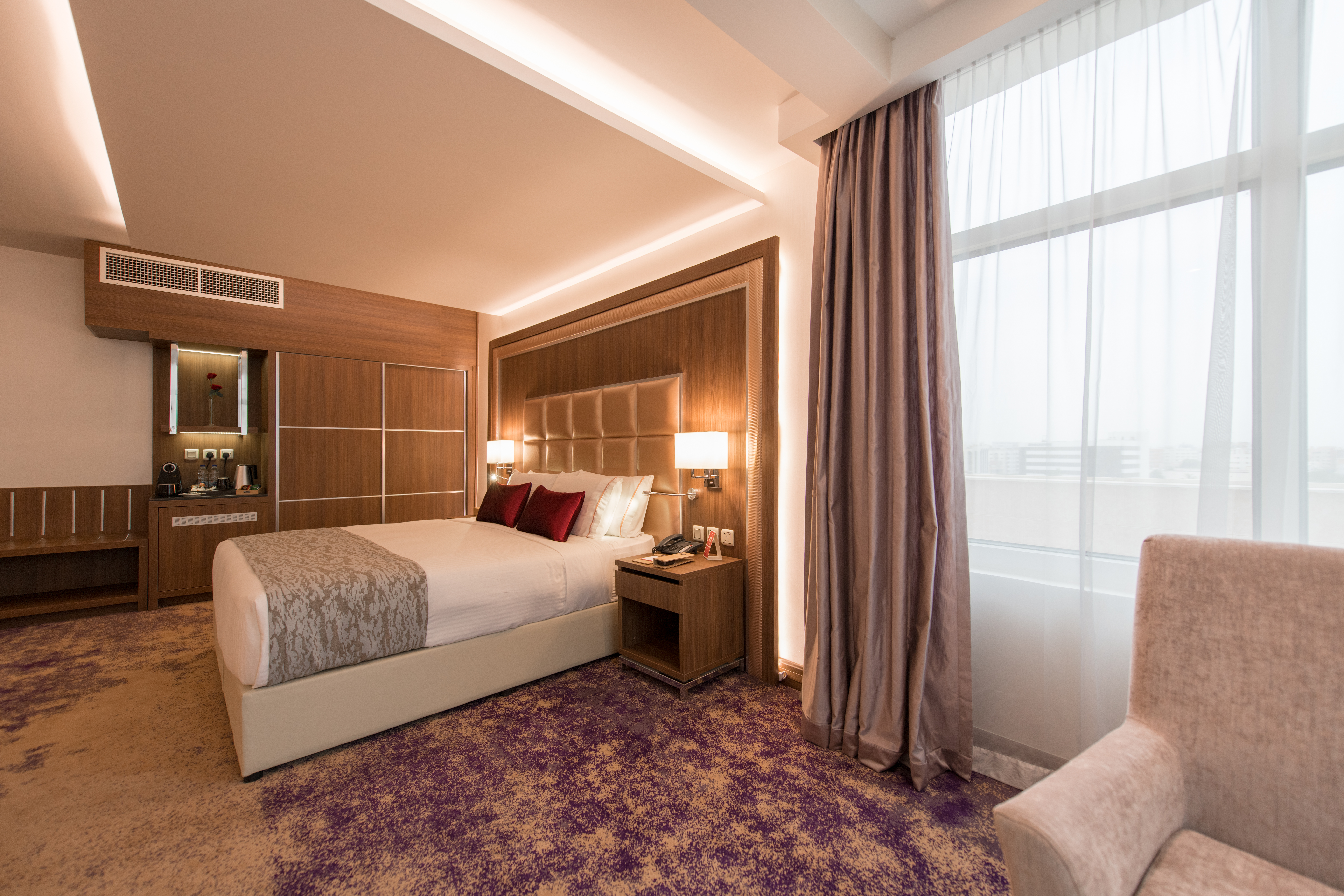 Guest room at the Ramada by Wyndham Continental Jeddah in Jeddah, Other than US/Canada