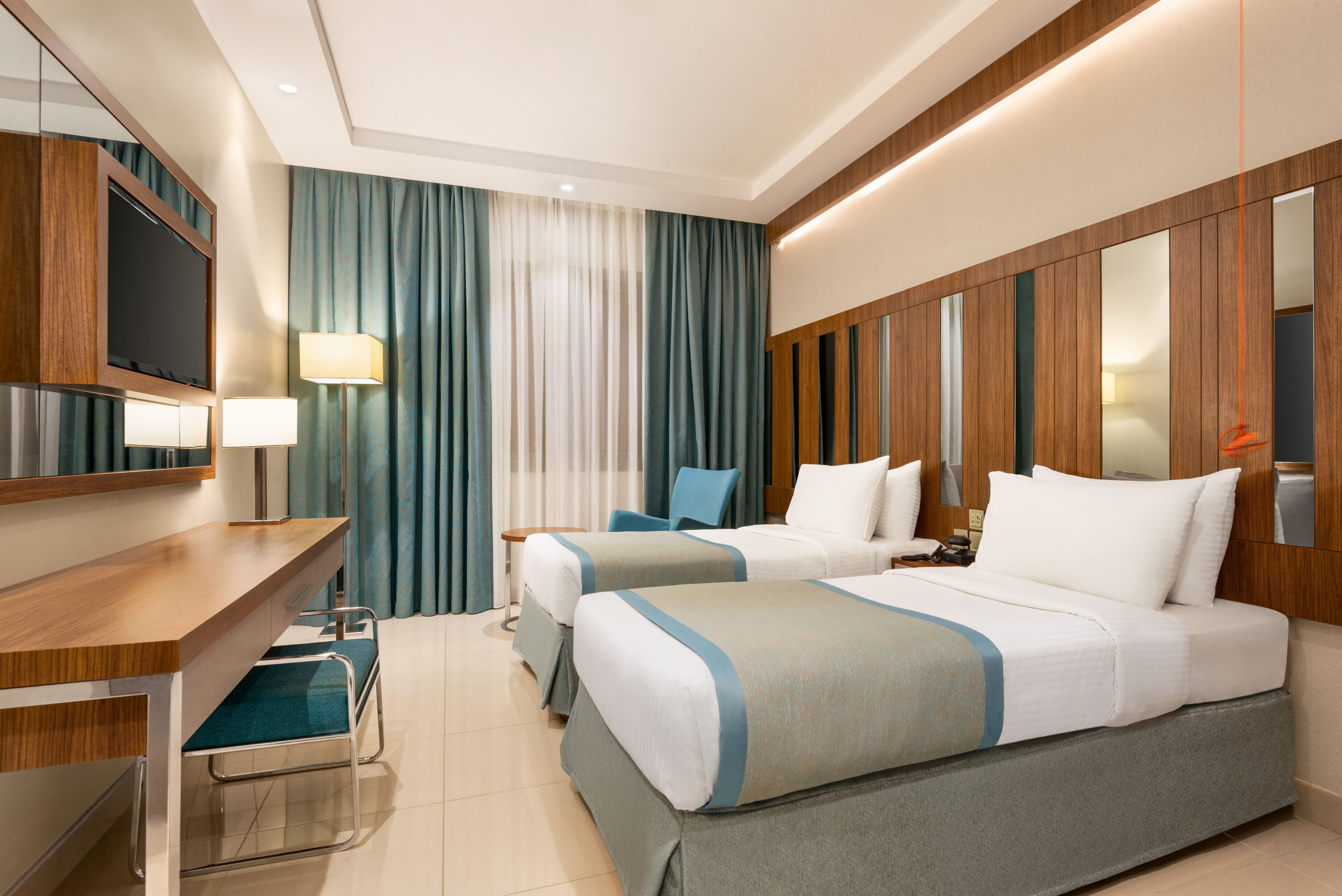 Guest room at the Ramada by Wyndham Makkah Zad Al Tayseer in Makkah, Other than US/Canada