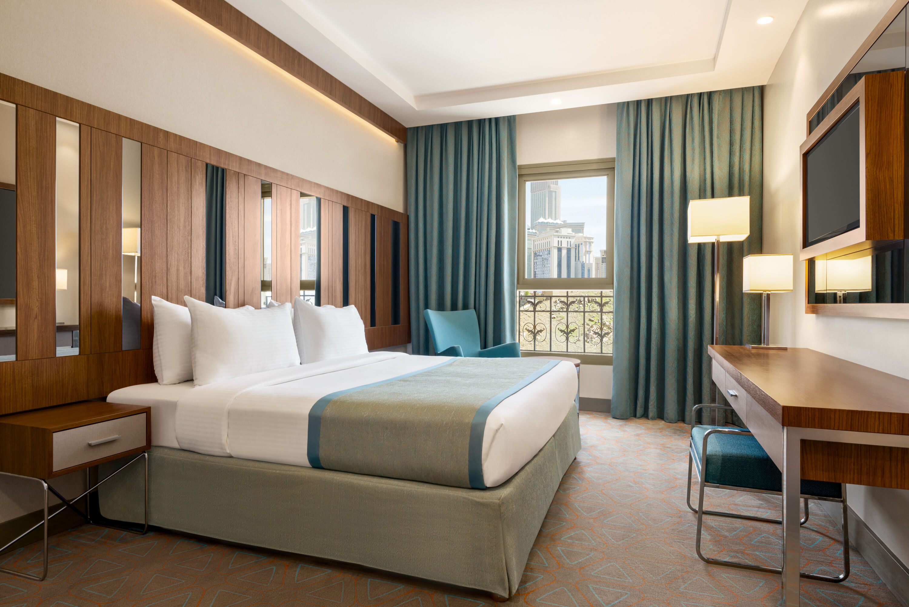 Guest room at the Ramada by Wyndham Makkah Zad Al Tayseer in Makkah, Other than US/Canada