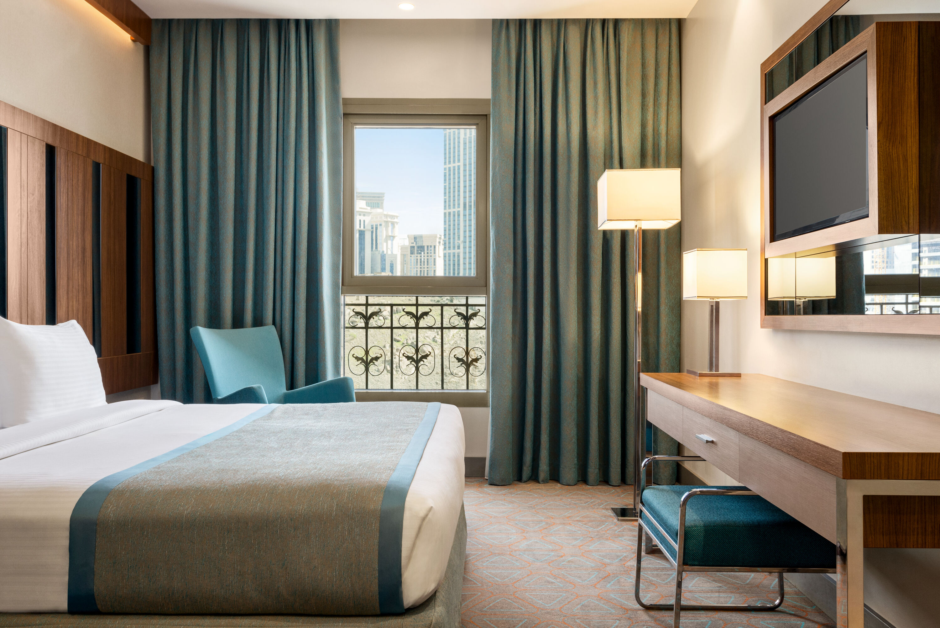 Guest room at the Ramada by Wyndham Makkah Zad Al Tayseer in Makkah, Other than US/Canada