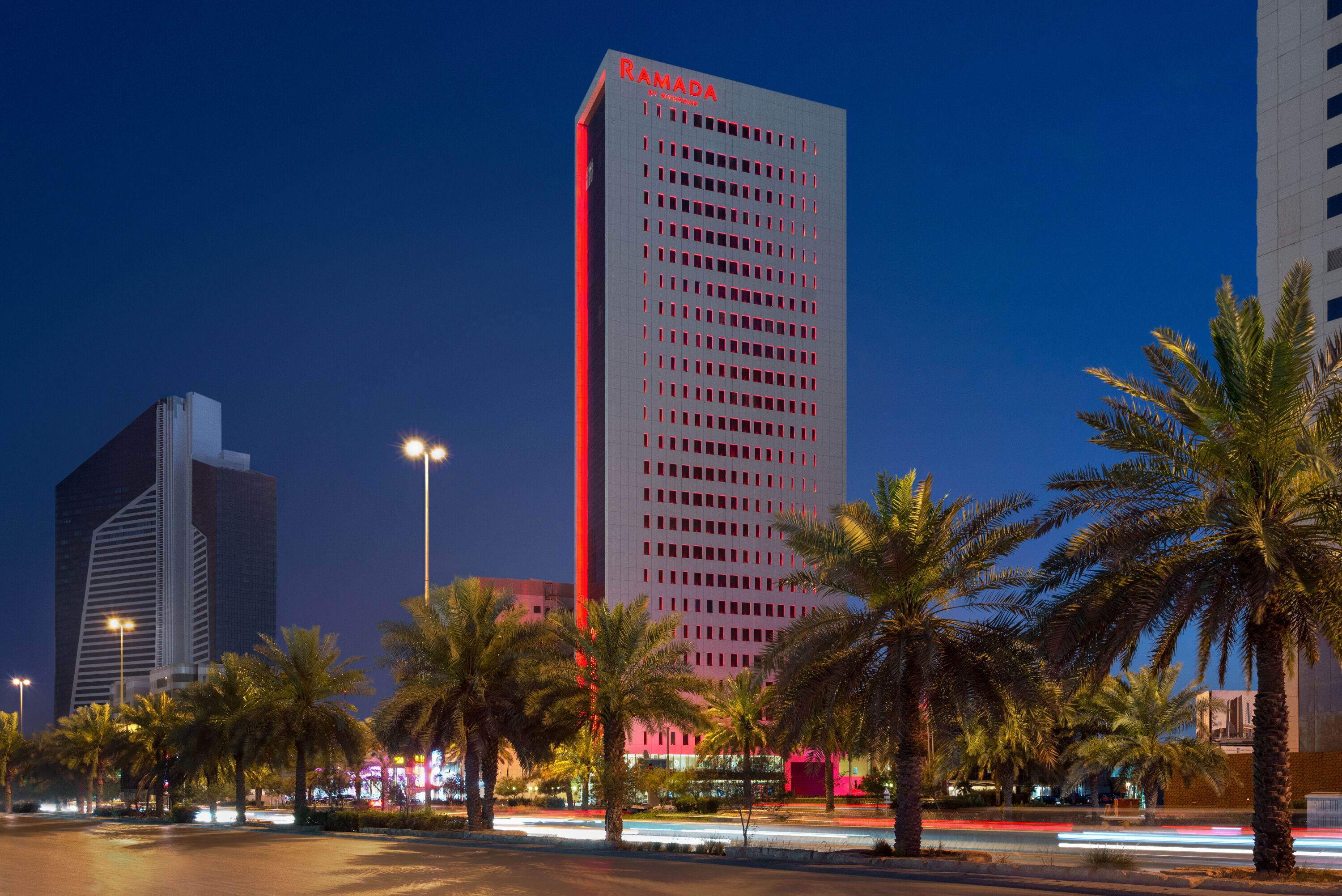 Exterior of Ramada by Wyndham Riyadh King Fahd Road hotel in Riyadh, Other than US/Canada