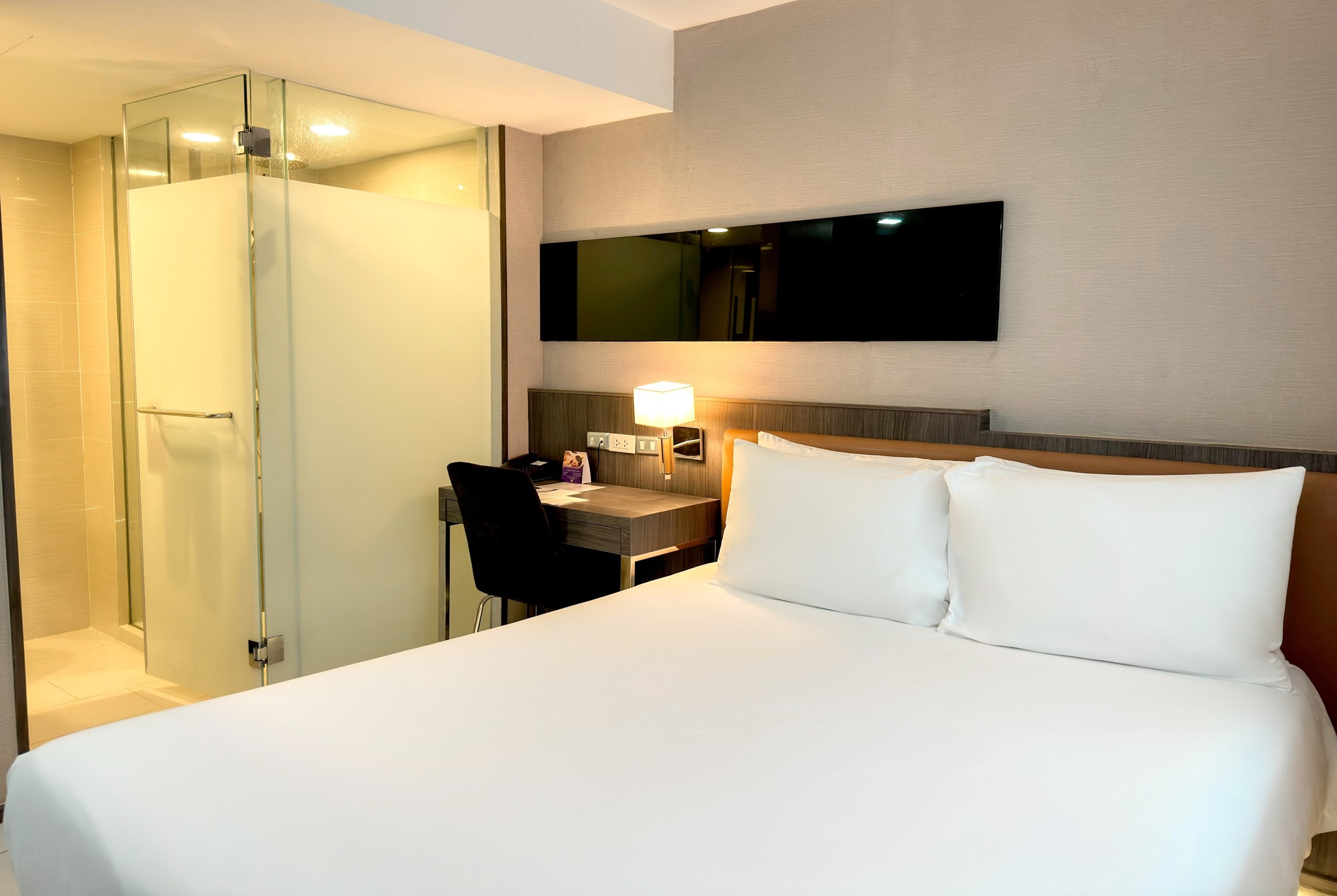 Guest room at the Ramada by Wyndham Bangkok Sukhumvit 11 in Bangkok, Other than US/Canada