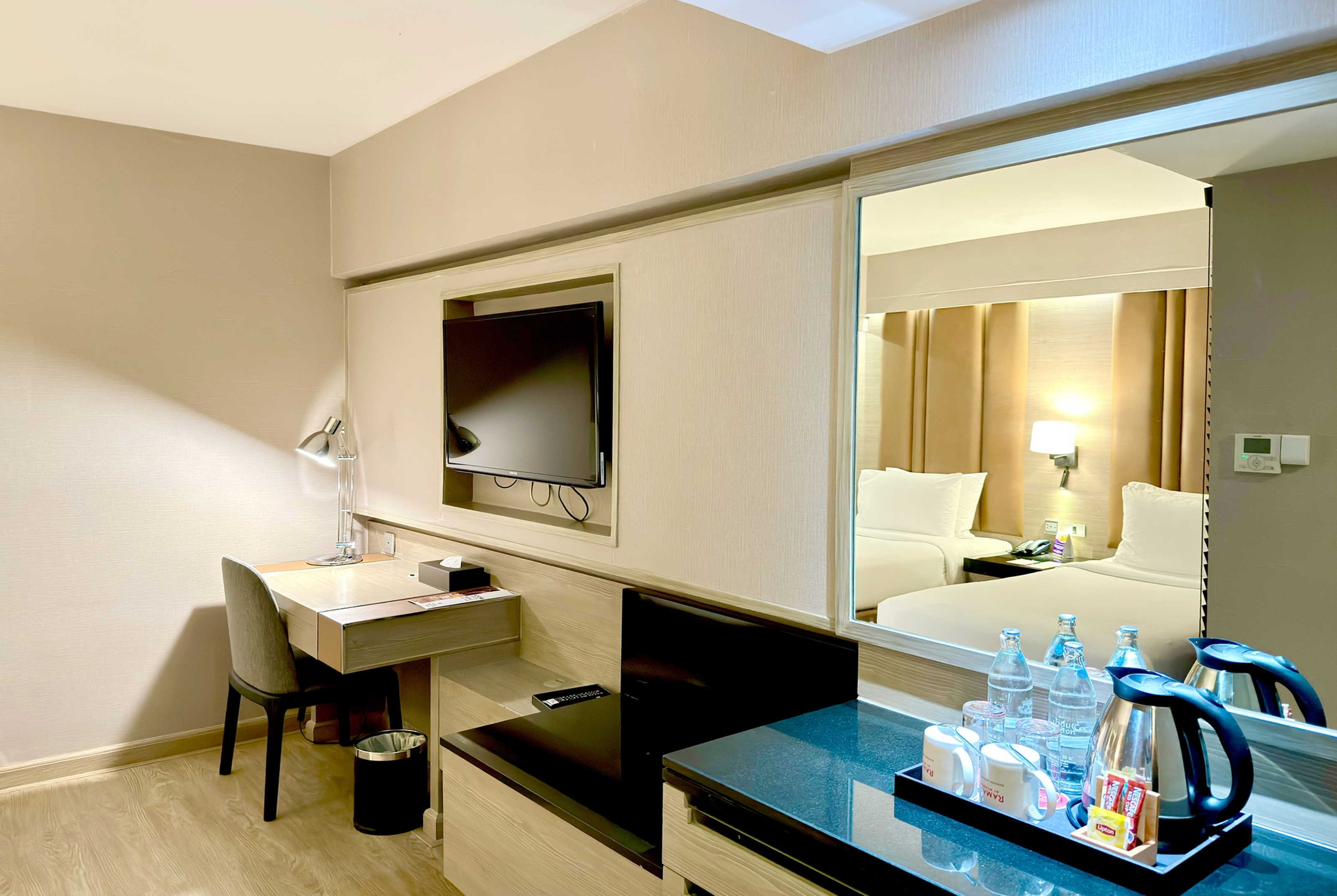 Guest room at the Ramada by Wyndham Bangkok Sukhumvit 11 in Bangkok, Other than US/Canada