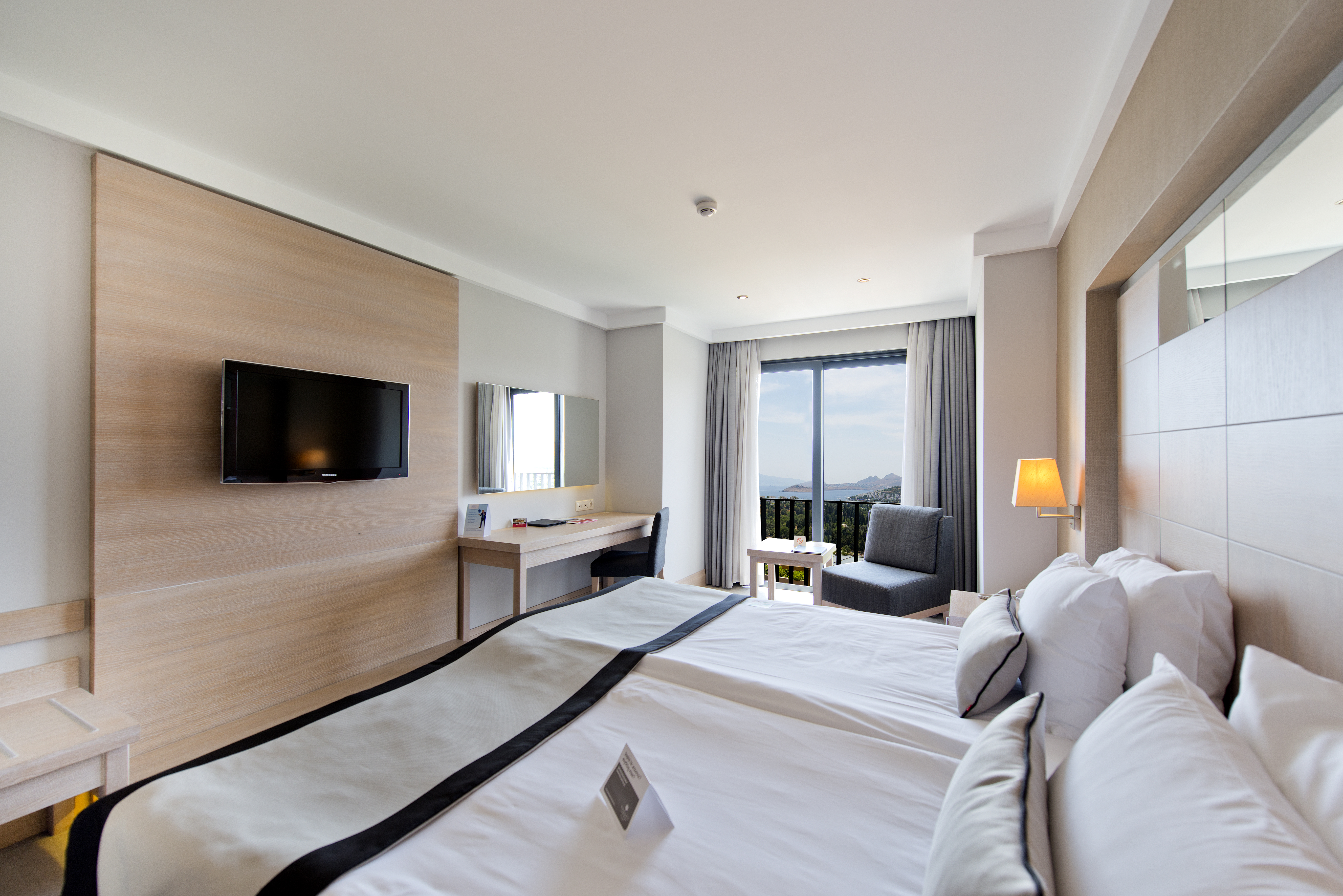 Guest room at the Ramada Resort by Wyndham Bodrum in Bodrum, Other than US/Canada