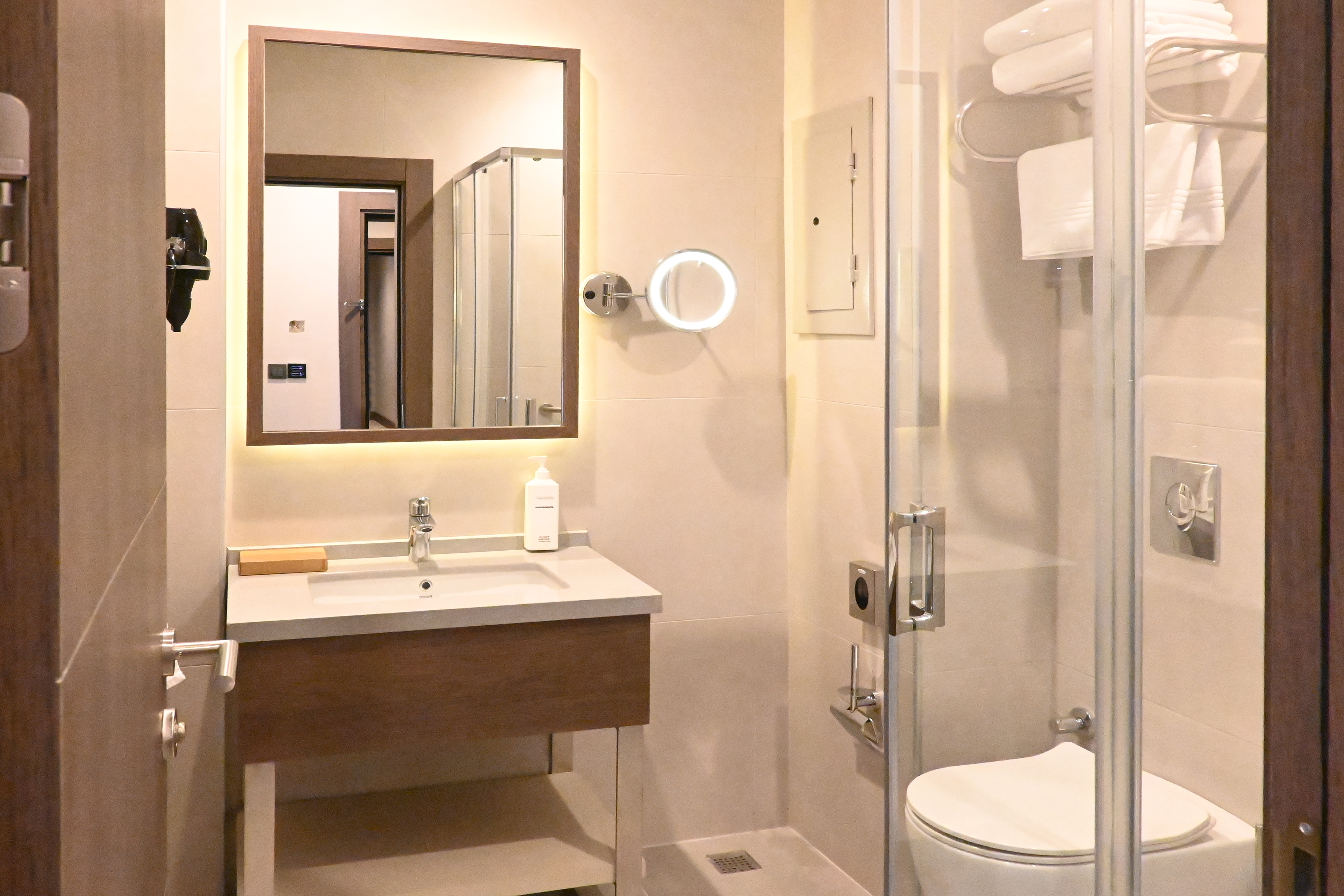 Guest room bath at the Ramada by Wyndham Duzce in Duzce, Other than US/Canada
