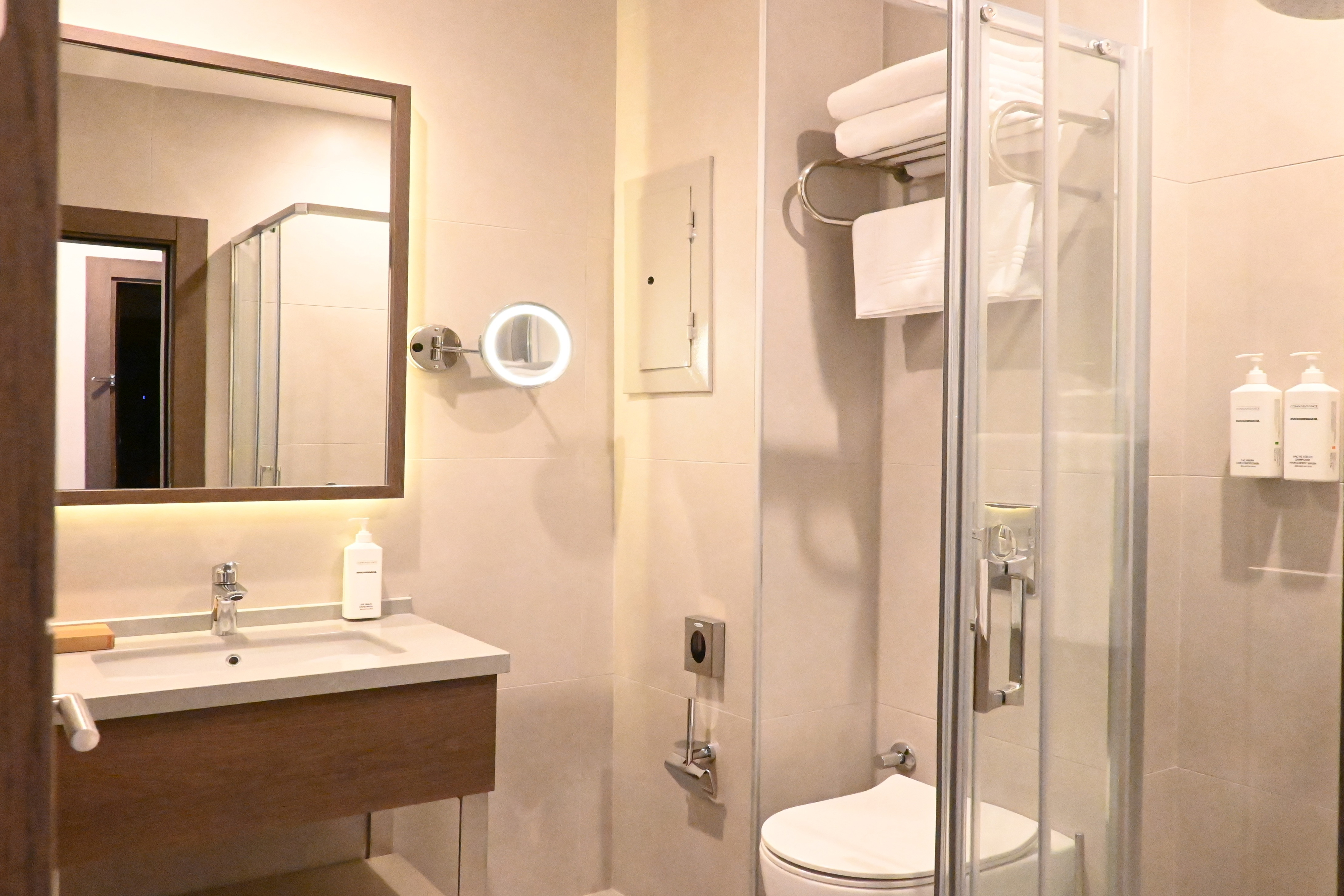 Guest room bath at the Ramada by Wyndham Duzce in Duzce, Other than US/Canada