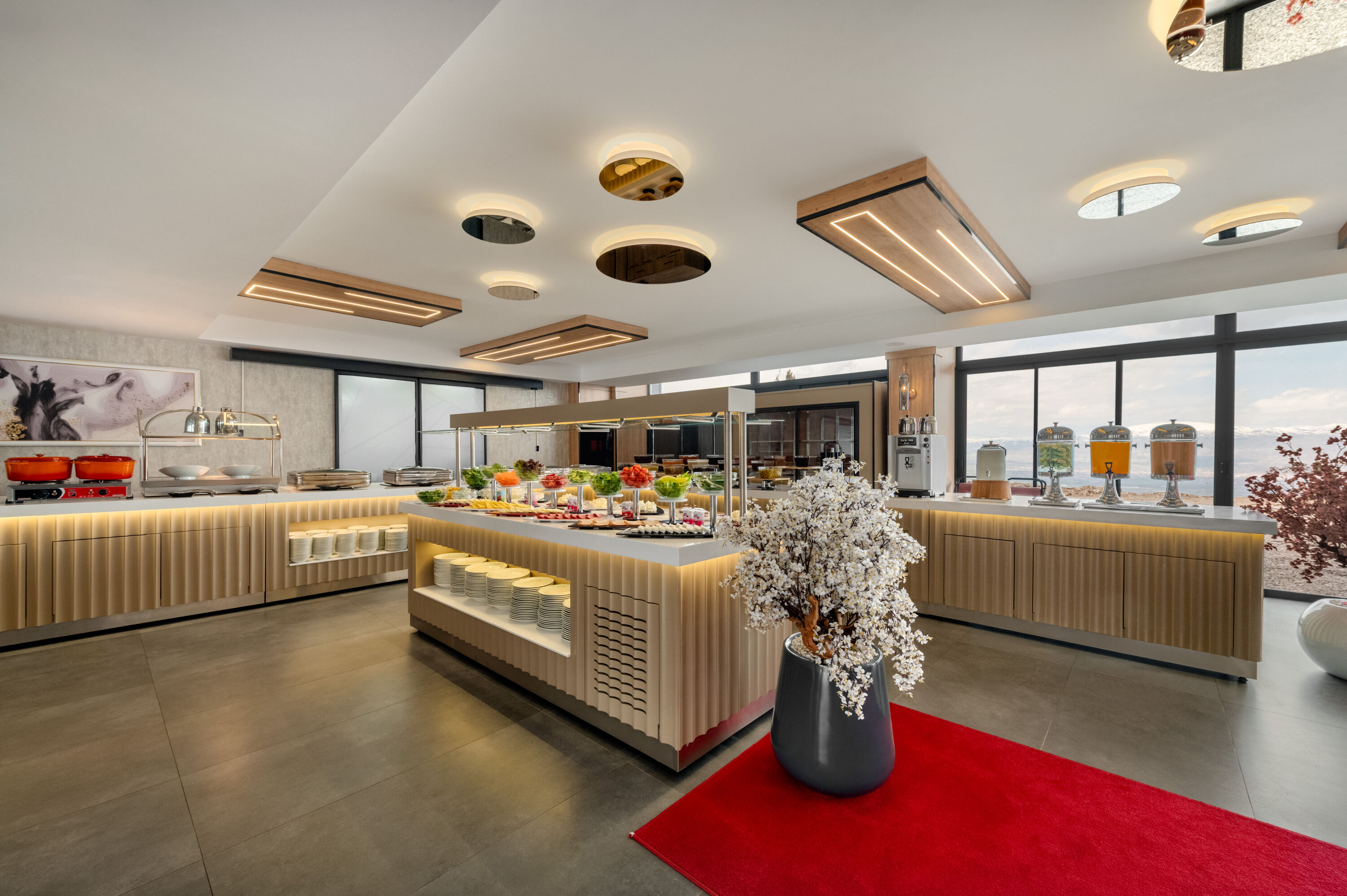 Ramada by Wyndham Erzincan Ergan restaurant buffet in Erzincan, Other than US/Canada