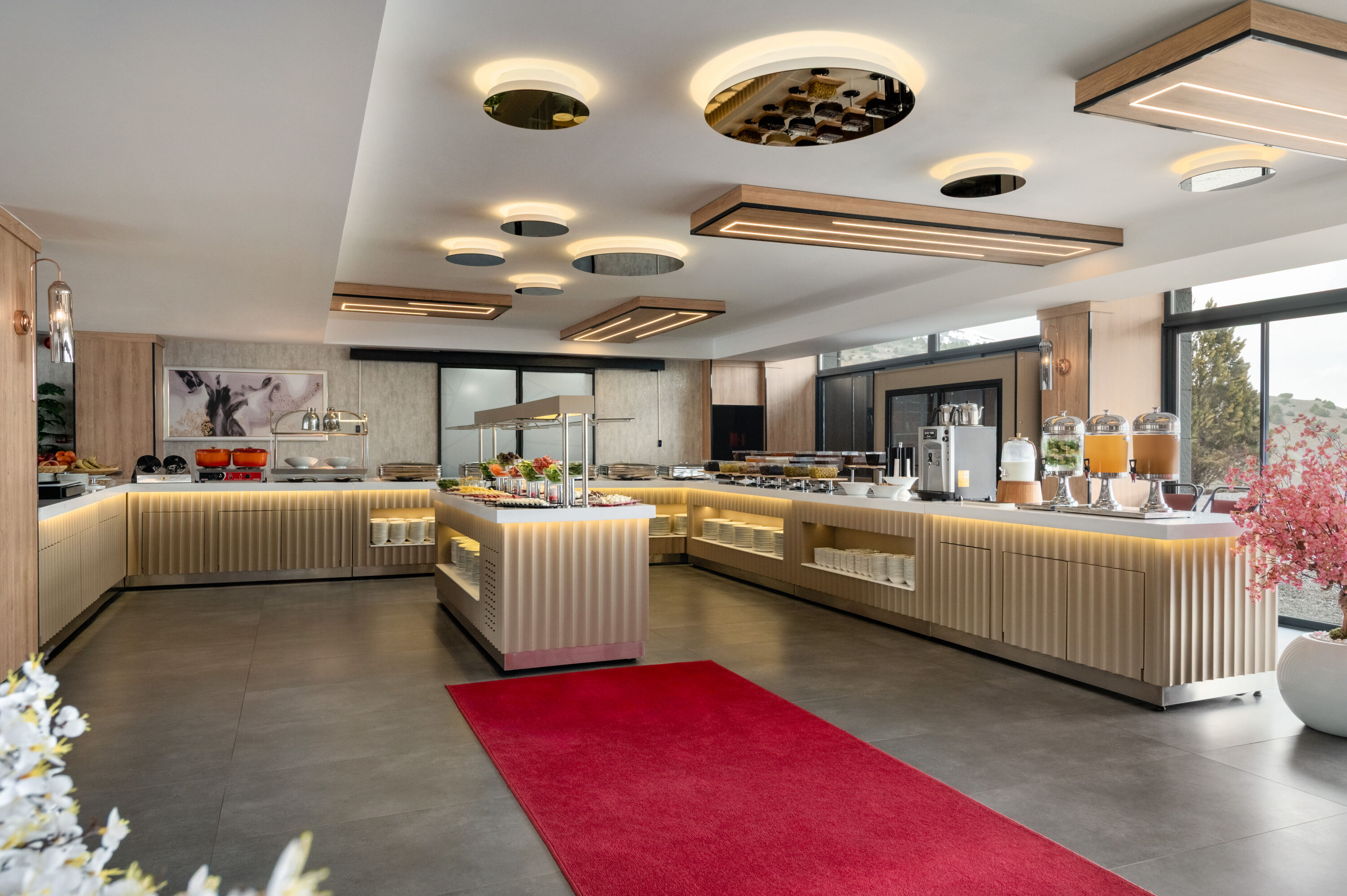 Ramada by Wyndham Erzincan Ergan restaurant buffet in Erzincan, Other than US/Canada