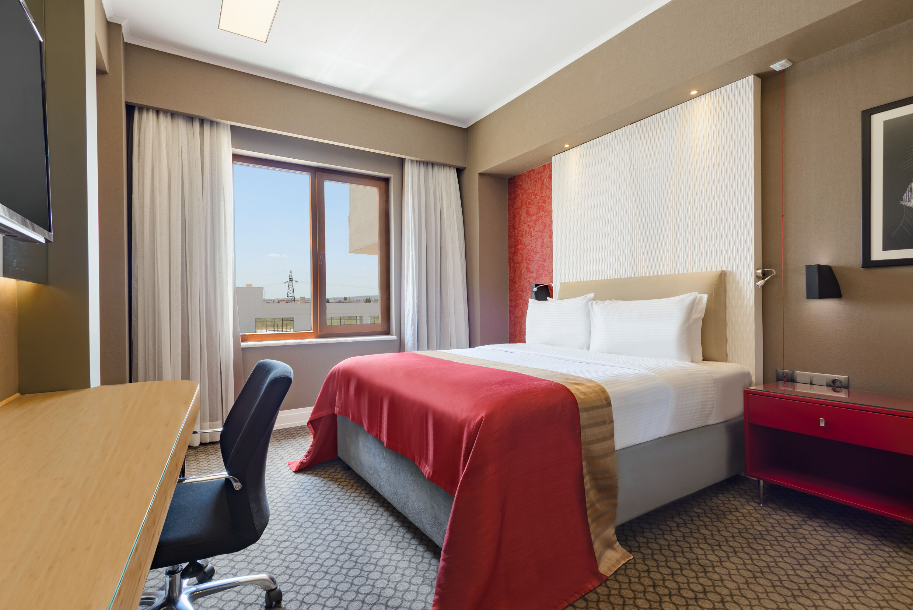 Guest room at the Ramada Plaza by Wyndham Eskisehir in Eskisehir, Other than US/Canada