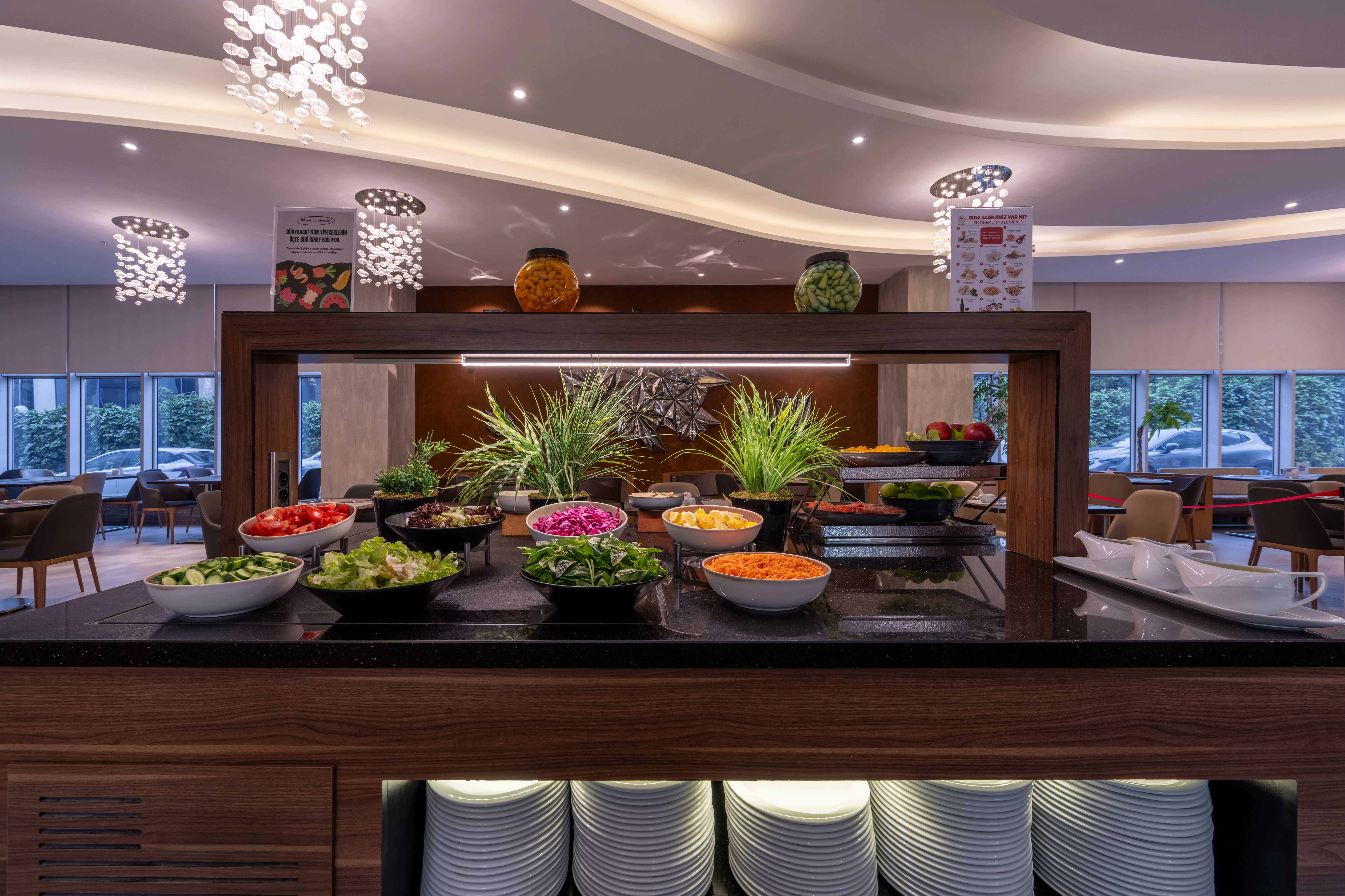 Ramada Encore by Wyndham Istanbul Bayrampasa restaurant breakfast area with seating in Istanbul, Other than US/Canada