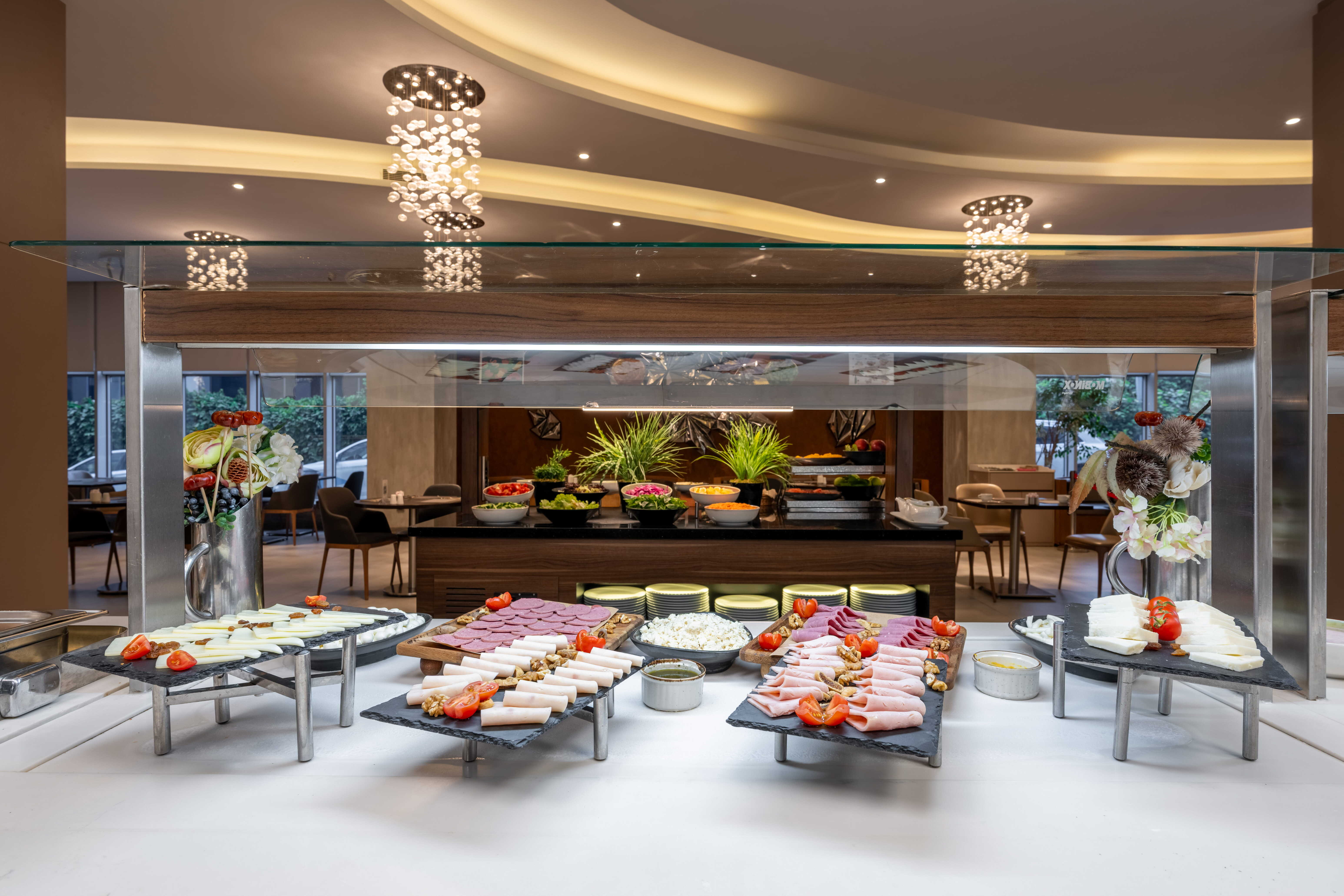 Ramada Encore by Wyndham Istanbul Bayrampasa restaurant breakfast area with seating in Istanbul, Other than US/Canada