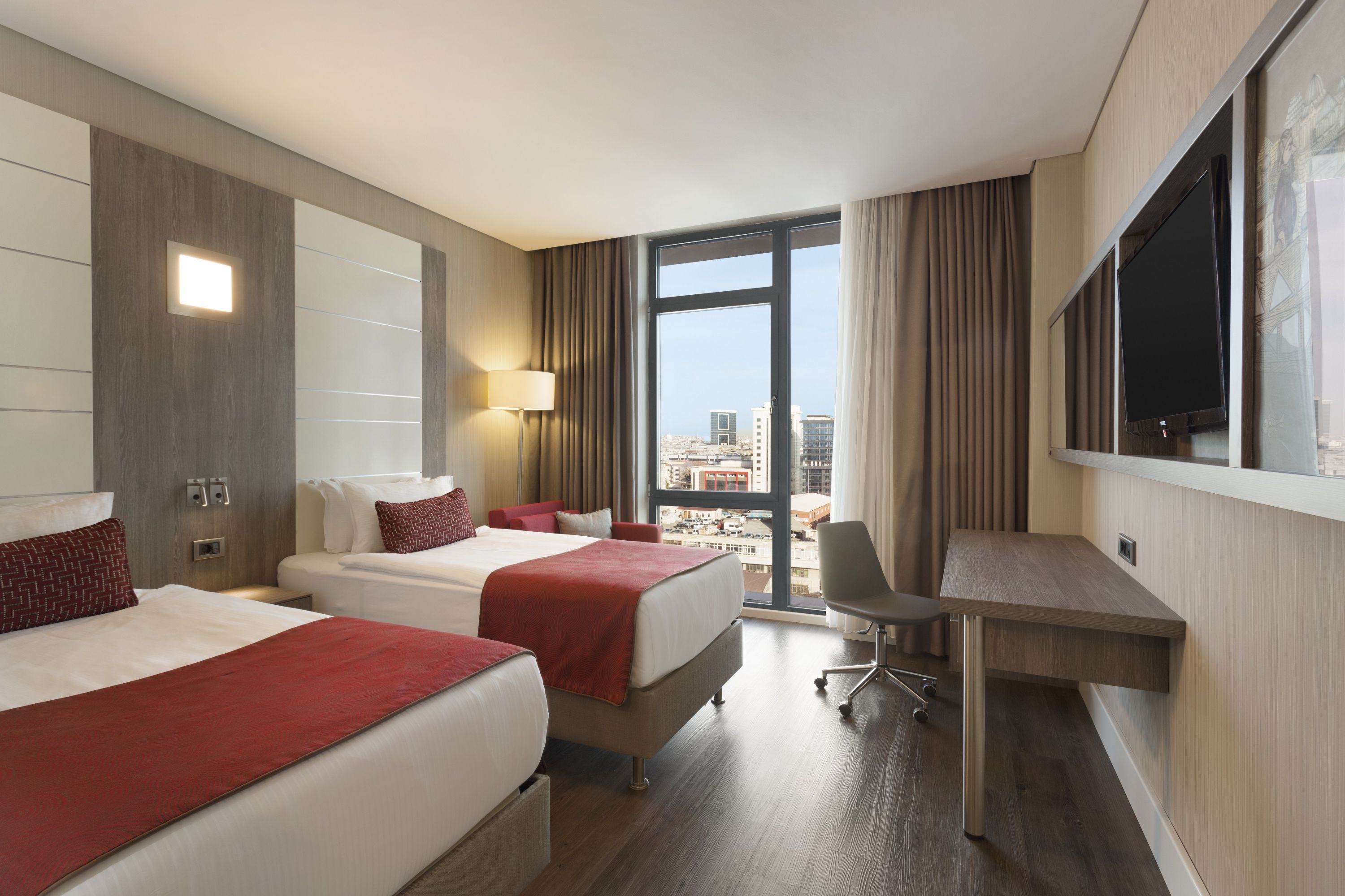 Guest room at the Ramada Encore by Wyndham Istanbul Bayrampasa in Istanbul, Other than US/Canada