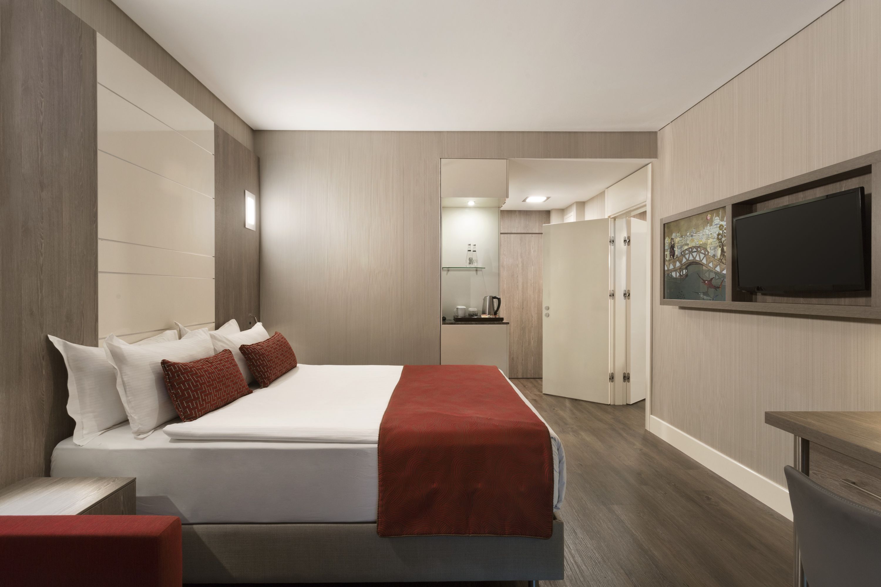 Guest room at the Ramada Encore by Wyndham Istanbul Bayrampasa in Istanbul, Other than US/Canada