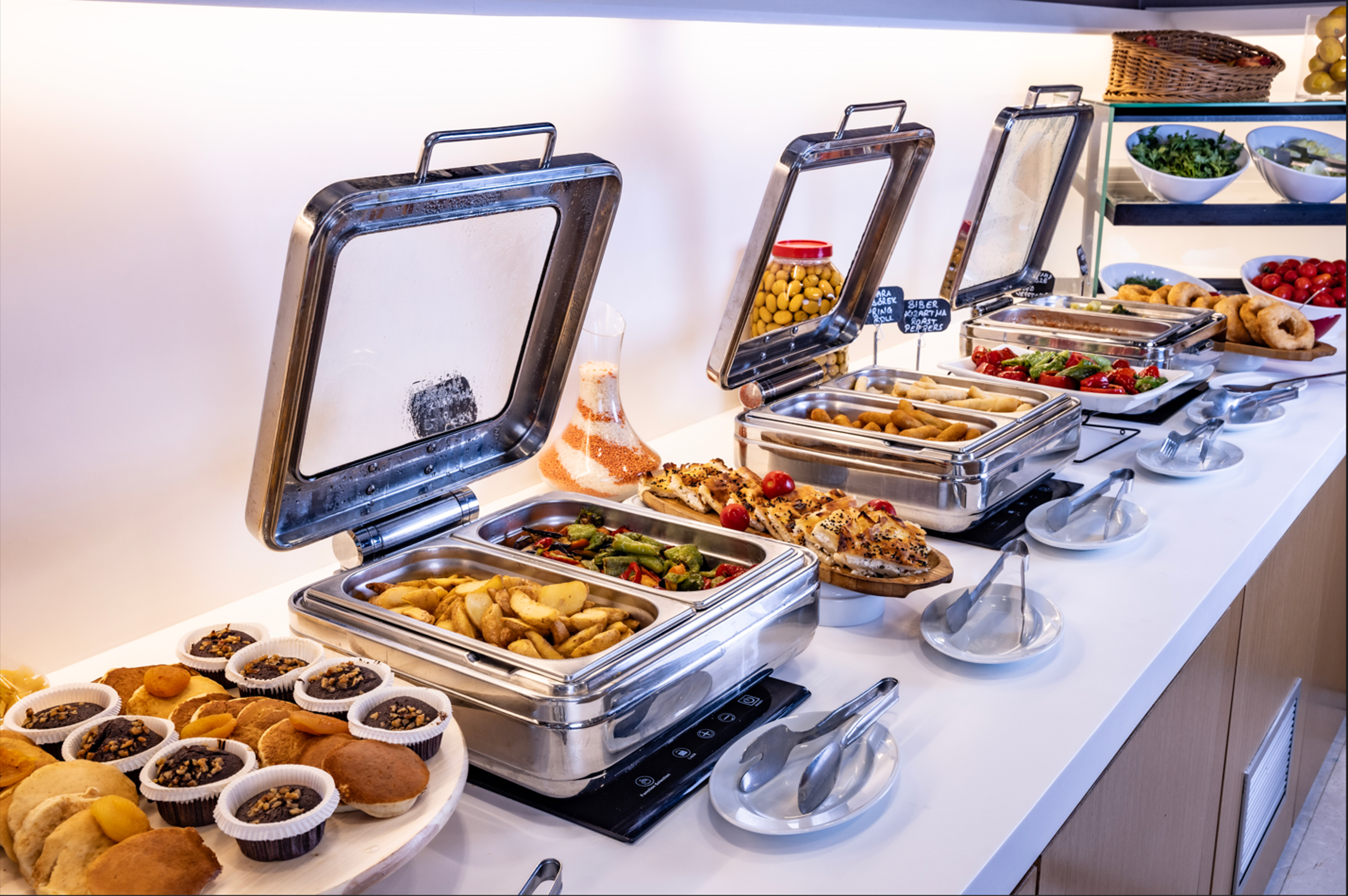 Ramada by Wyndham Istanbul Alibeykoy restaurant breakfast area close up in Istanbul, Other than US/Canada