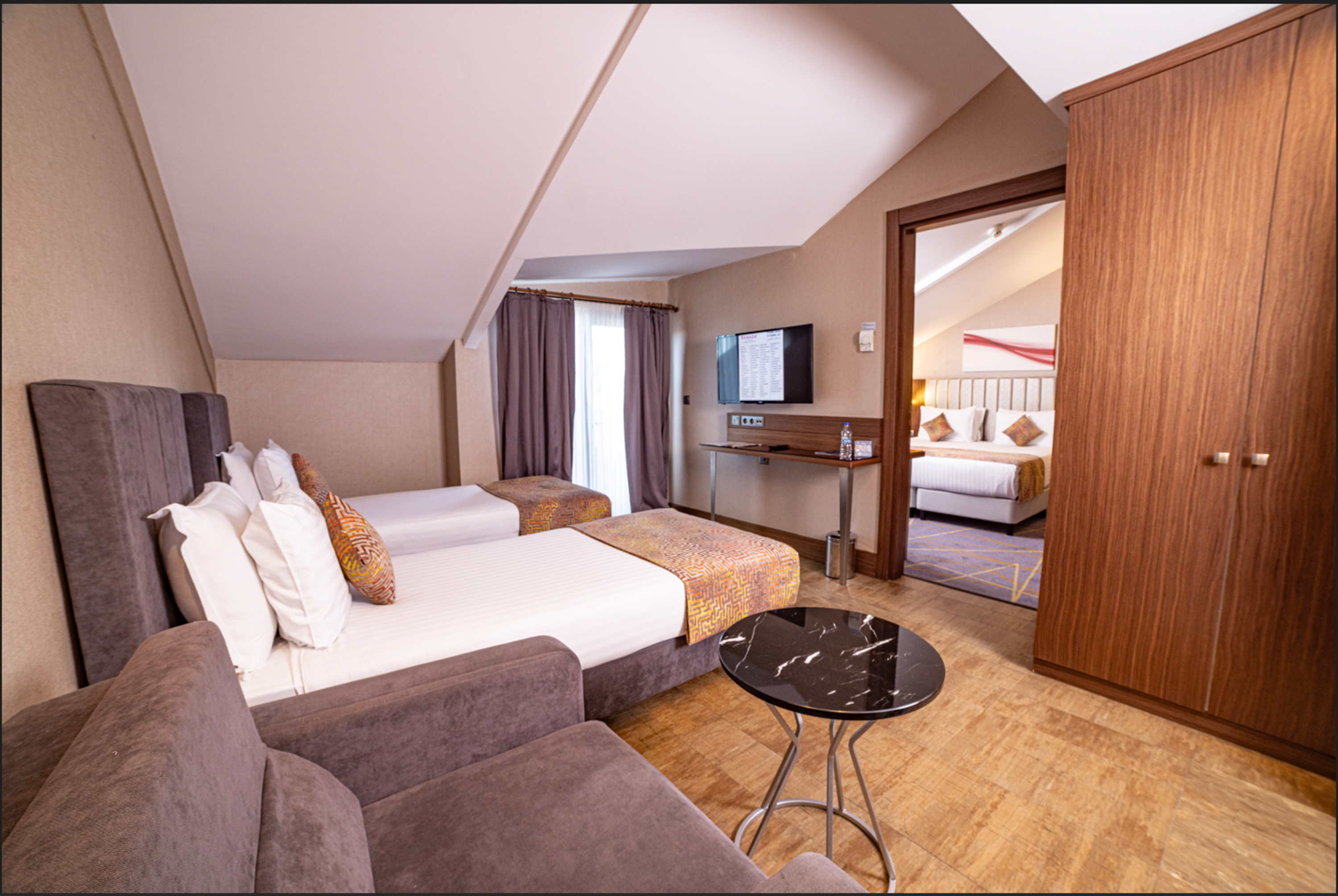 Guest room at the Ramada by Wyndham Istanbul Alibeykoy in Istanbul, Other than US/Canada