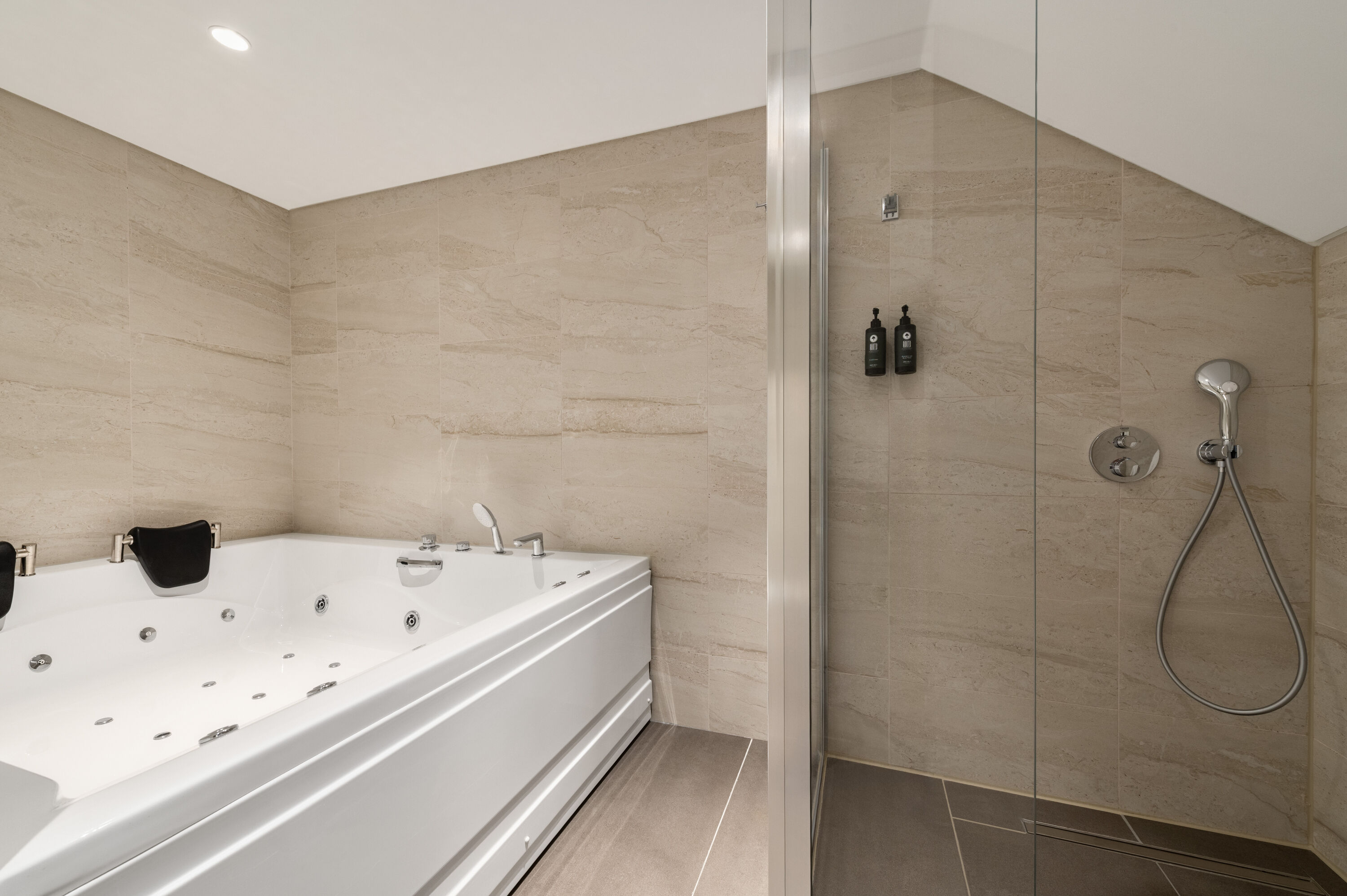 Guest room bath at the Ramada by Wyndham Arnavutkoy in Istanbul, Other than US/Canada