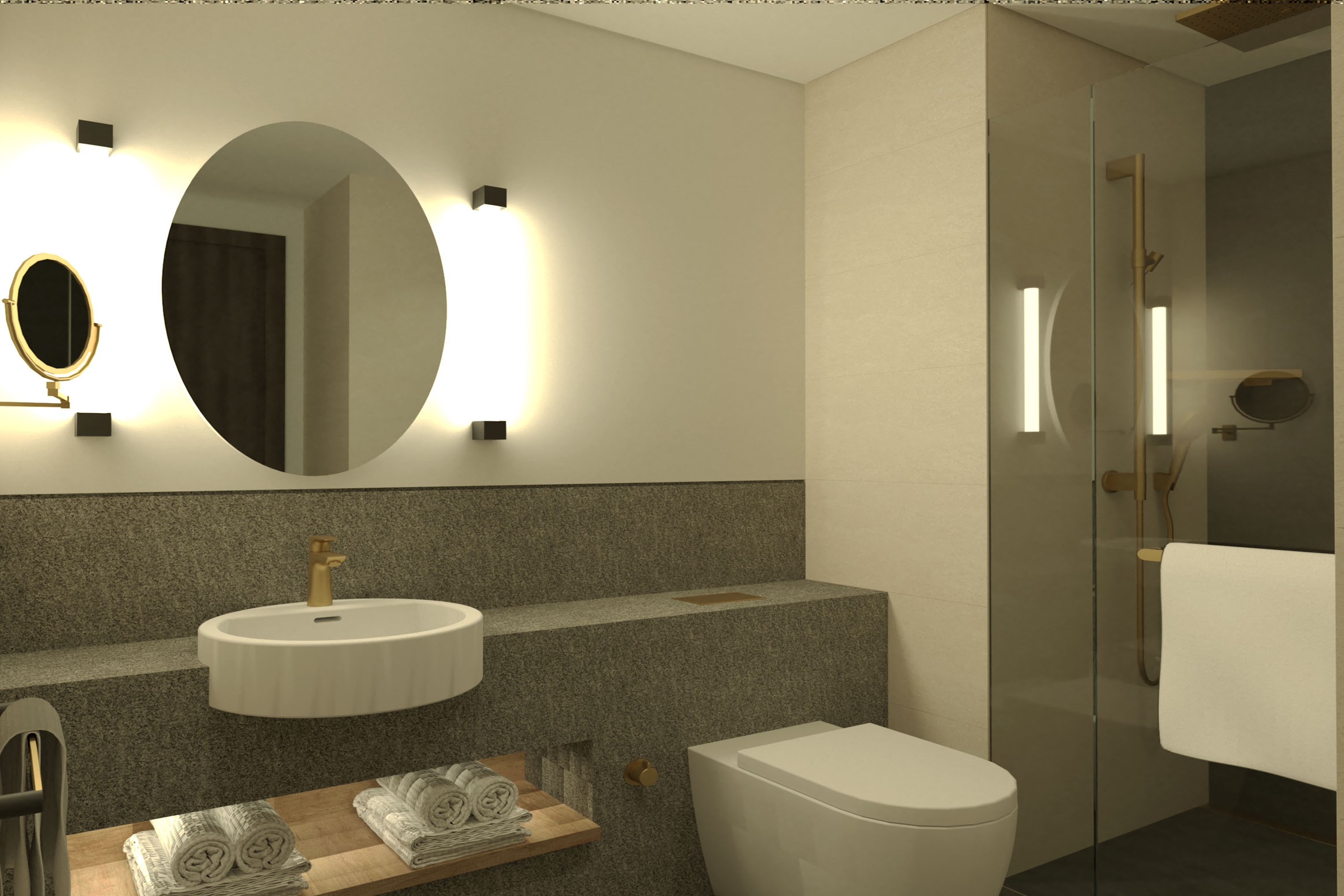 Guest room bath at the Ramada by Wyndham Arnavutkoy in Istanbul, Other than US/Canada