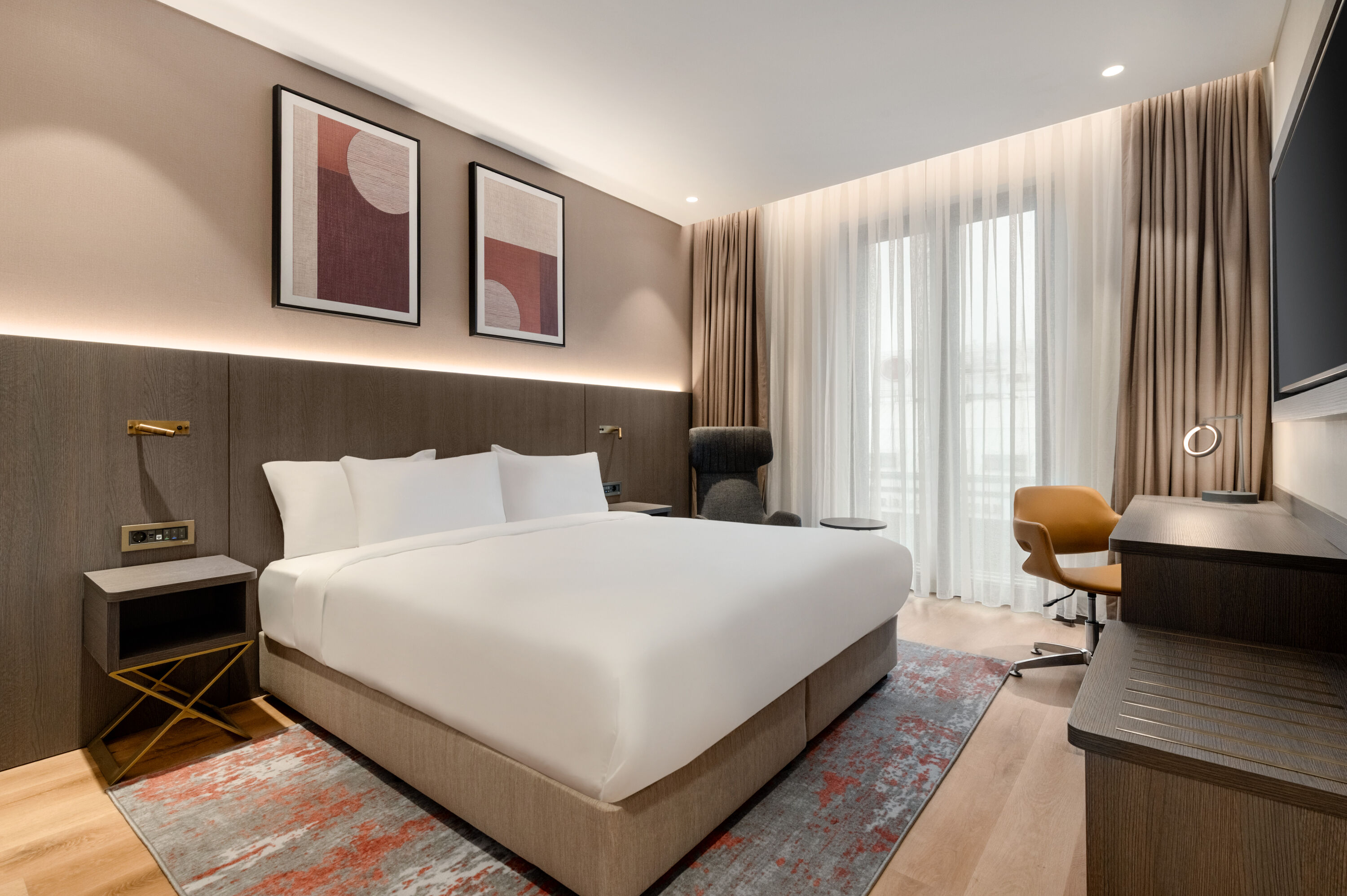 Guest room at the Ramada by Wyndham Arnavutkoy in Istanbul, Other than US/Canada