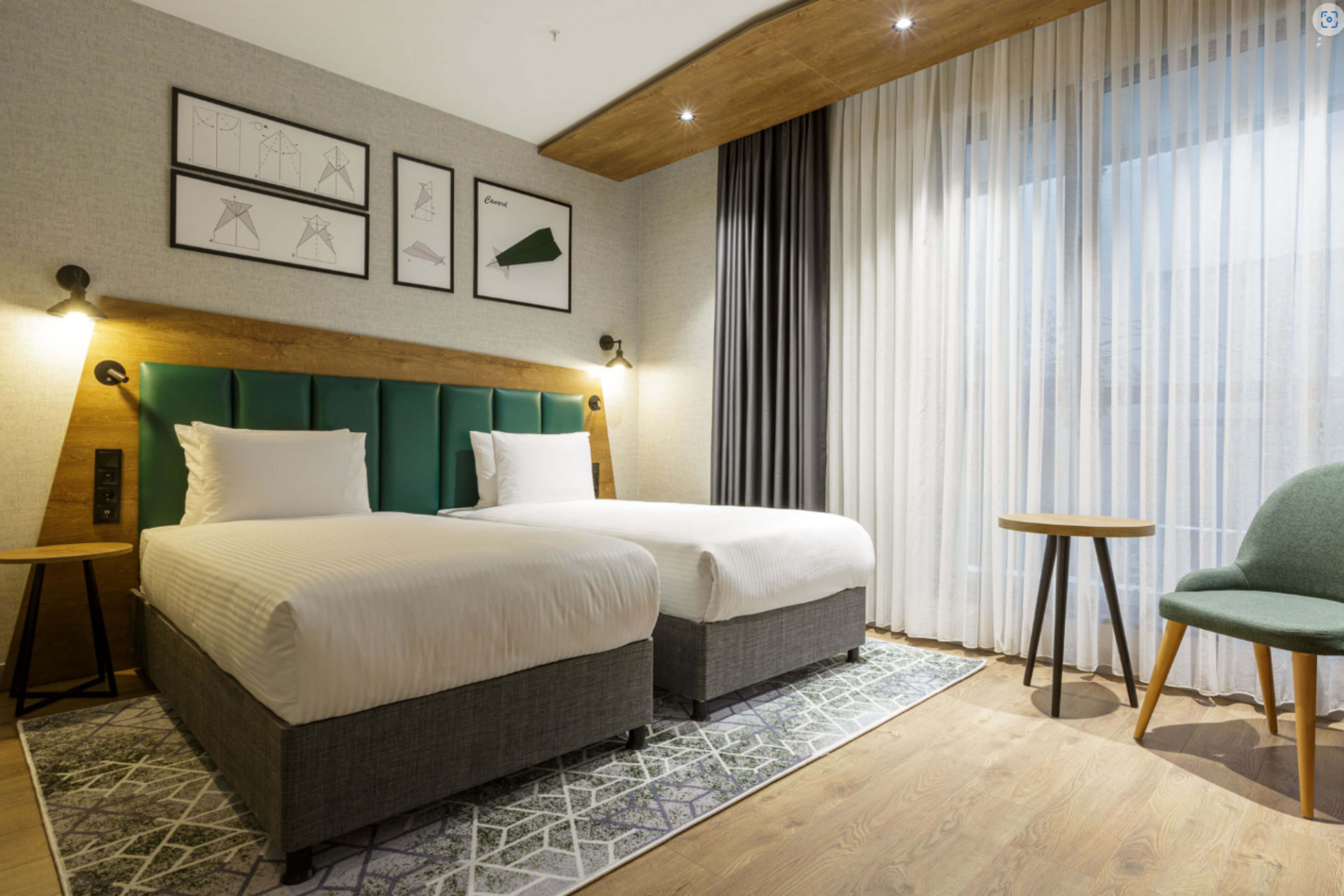 Guest room at the Ramada Encore by Wyndham Istanbul Arnavutkoy in Istanbul, Other than US/Canada