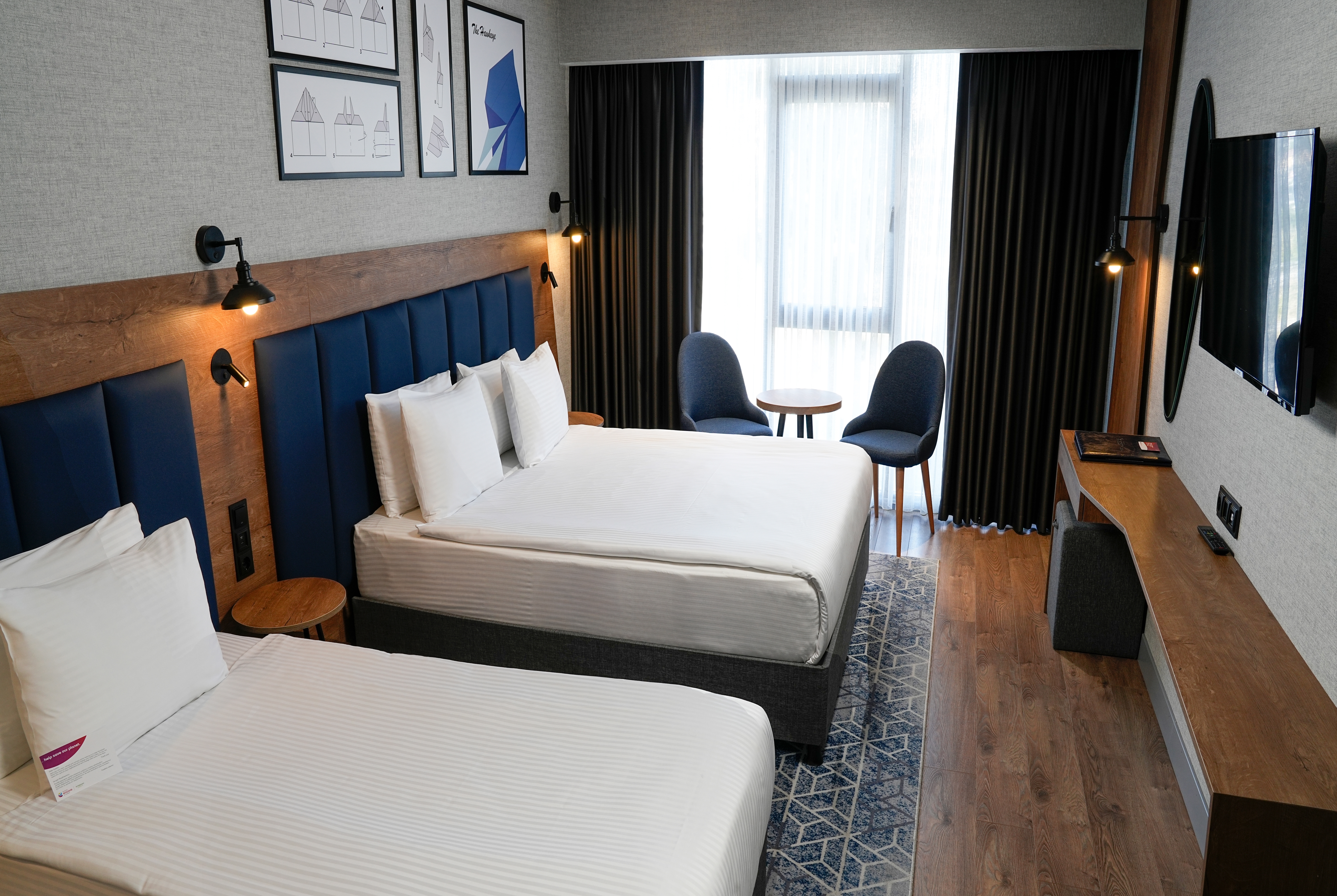 Guest room at the Ramada Encore by Wyndham Istanbul Arnavutkoy in Istanbul, Other than US/Canada