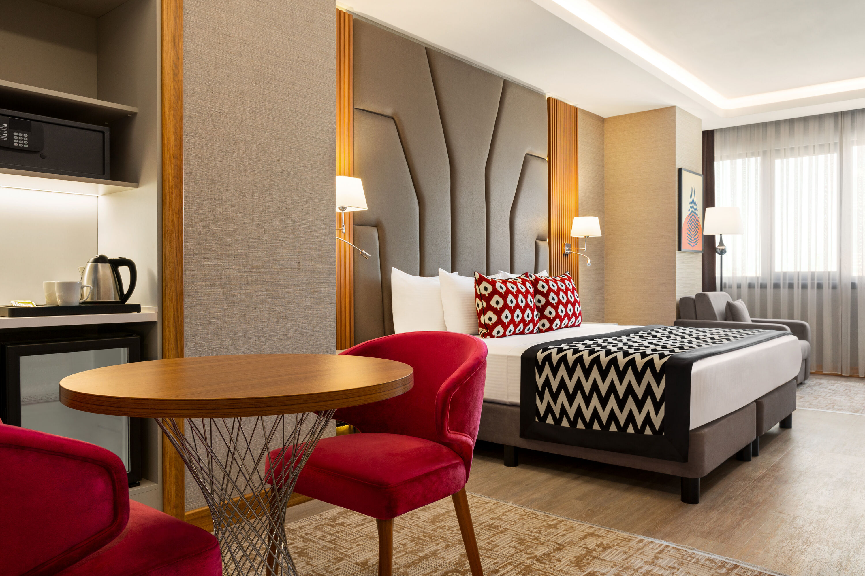 Guest room at the Ramada Encore by Wyndham Istanbul Sisli in Istanbul, Other than US/Canada
