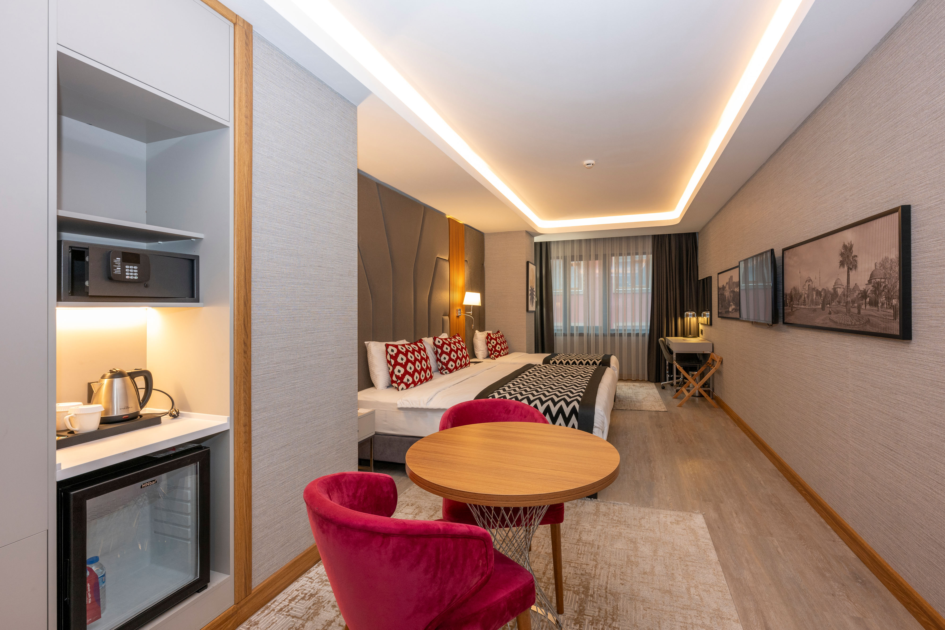 Guest room at the Ramada Encore by Wyndham Istanbul Sisli in Istanbul, Other than US/Canada