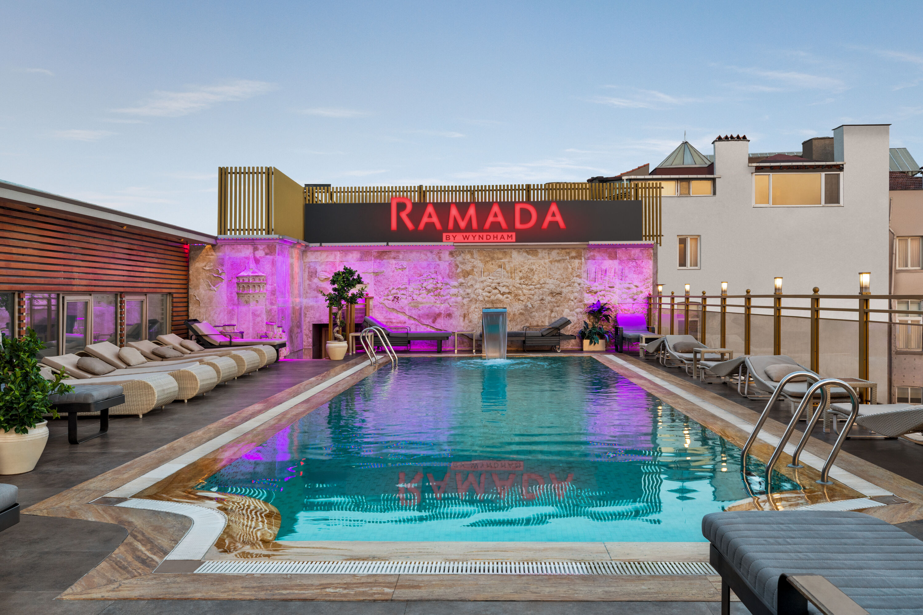 Family pool at the Ramada by Wyndham Istanbul Pera in Istanbul, Other than US/Canada
