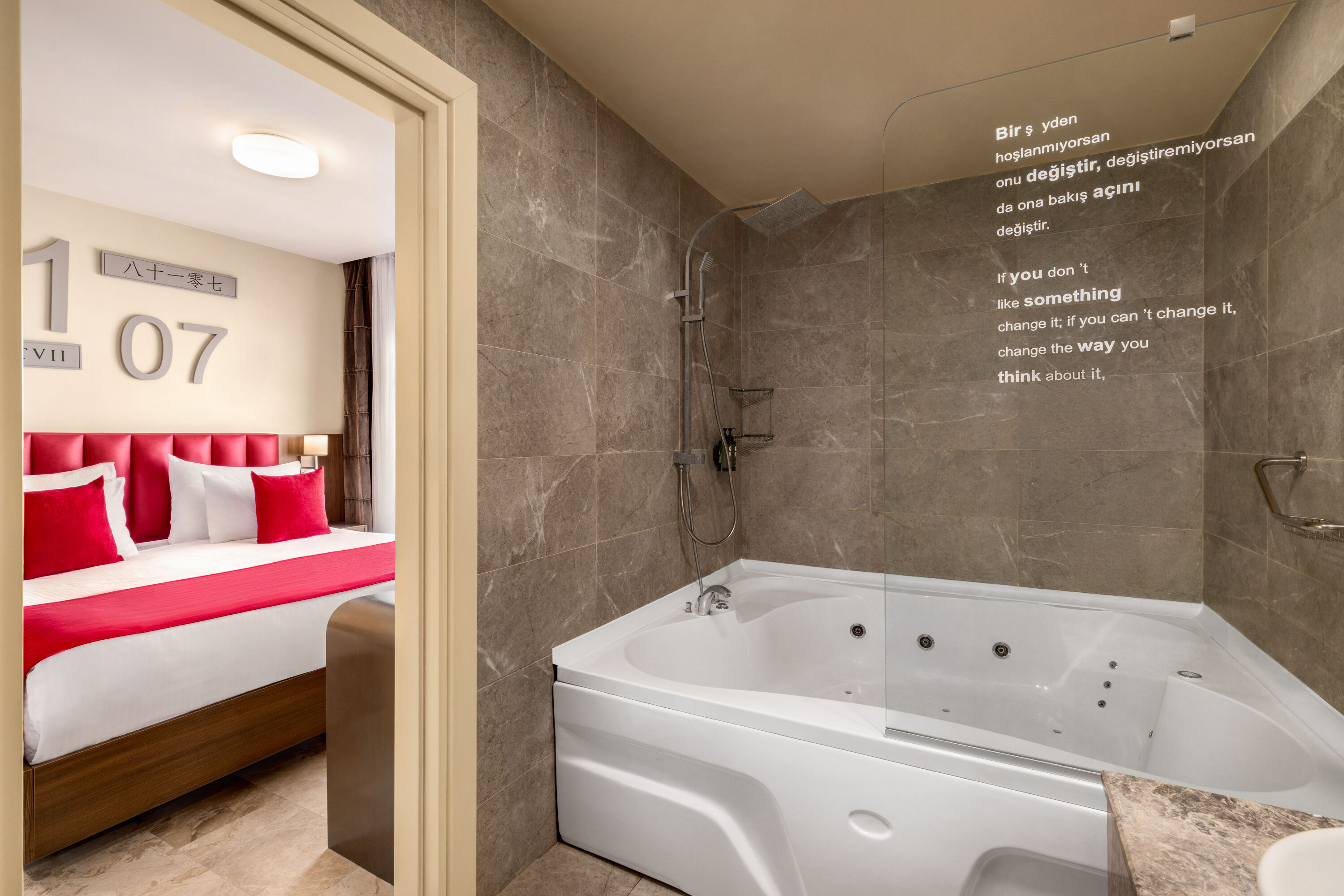 Guest room at the Ramada by Wyndham Istanbul Pera in Istanbul, Other than US/Canada