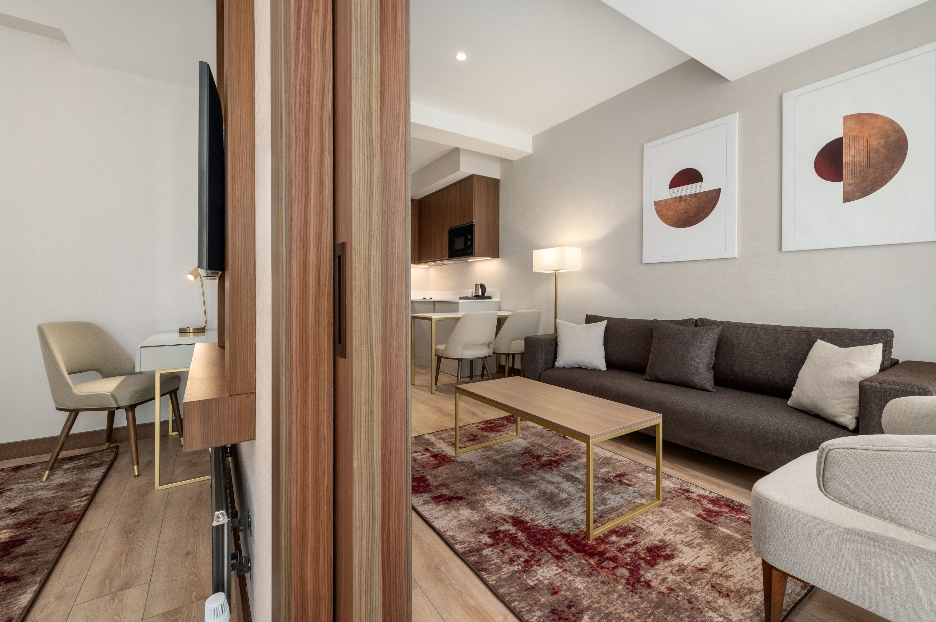 Guest room at the Ramada Residences by Wyndham Istanbul Haramidere in Istanbul, Other than US/Canada