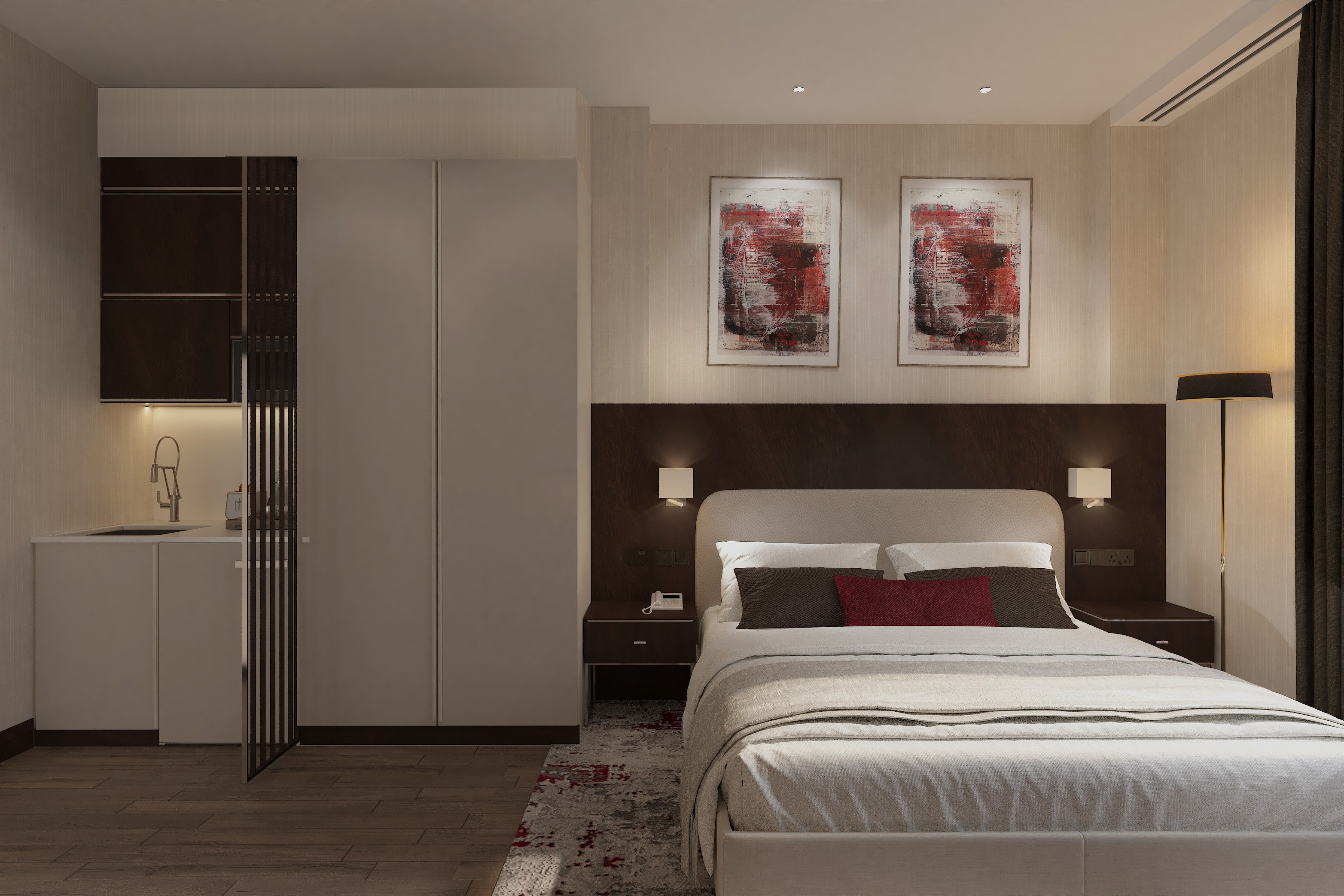 Guest room at the Ramada Residences by Wyndham Istanbul Haramidere in Istanbul, Other than US/Canada