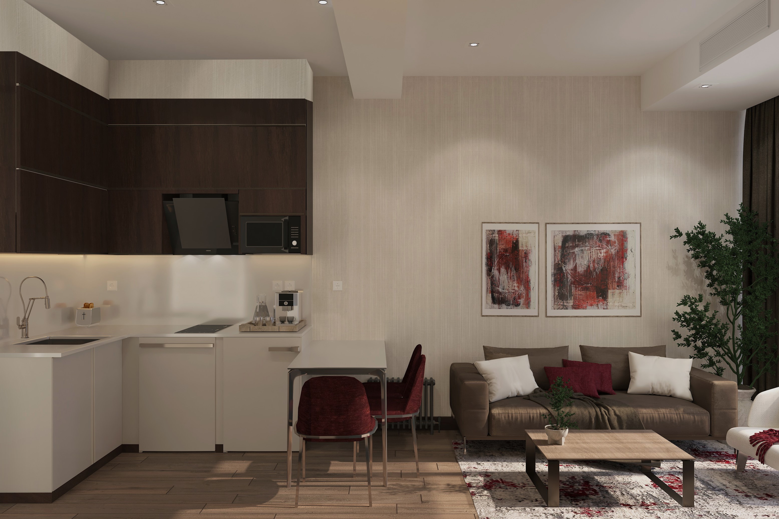 Guest room at the Ramada Residences by Wyndham Istanbul Haramidere in Istanbul, Other than US/Canada