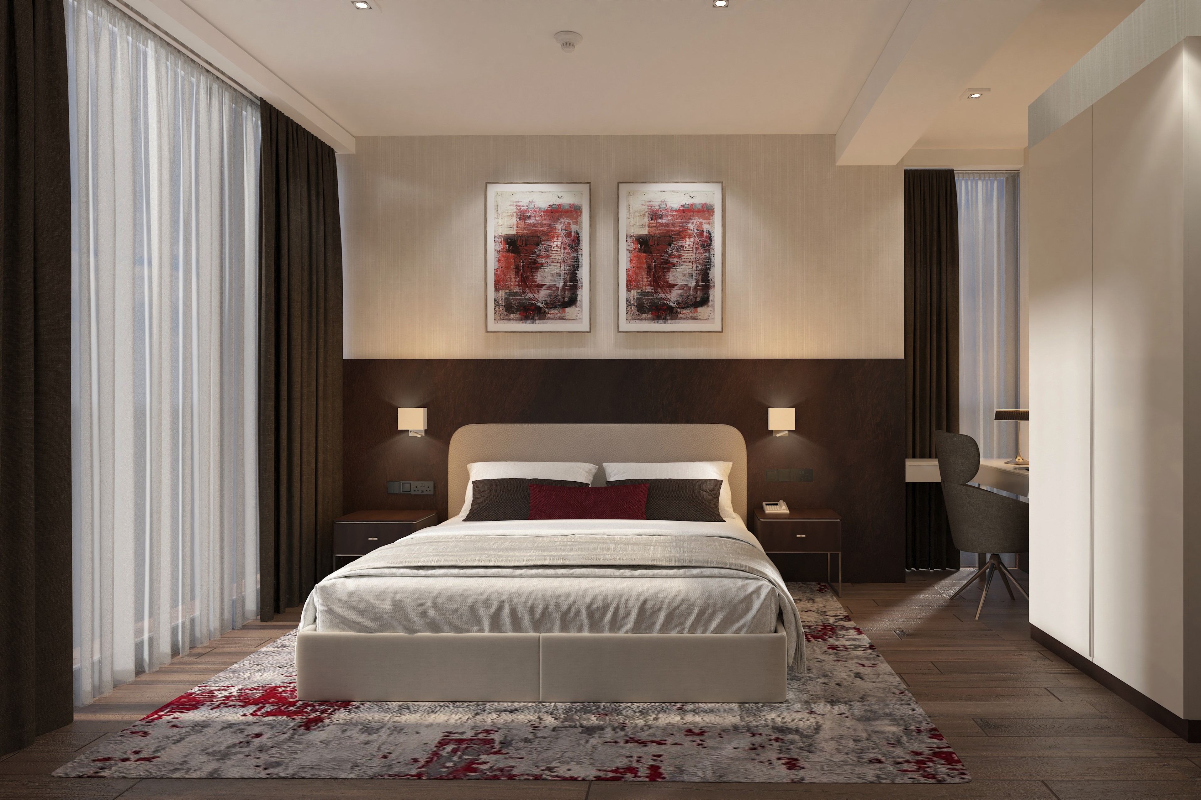 Guest room at the Ramada Residences by Wyndham Istanbul Haramidere in Istanbul, Other than US/Canada