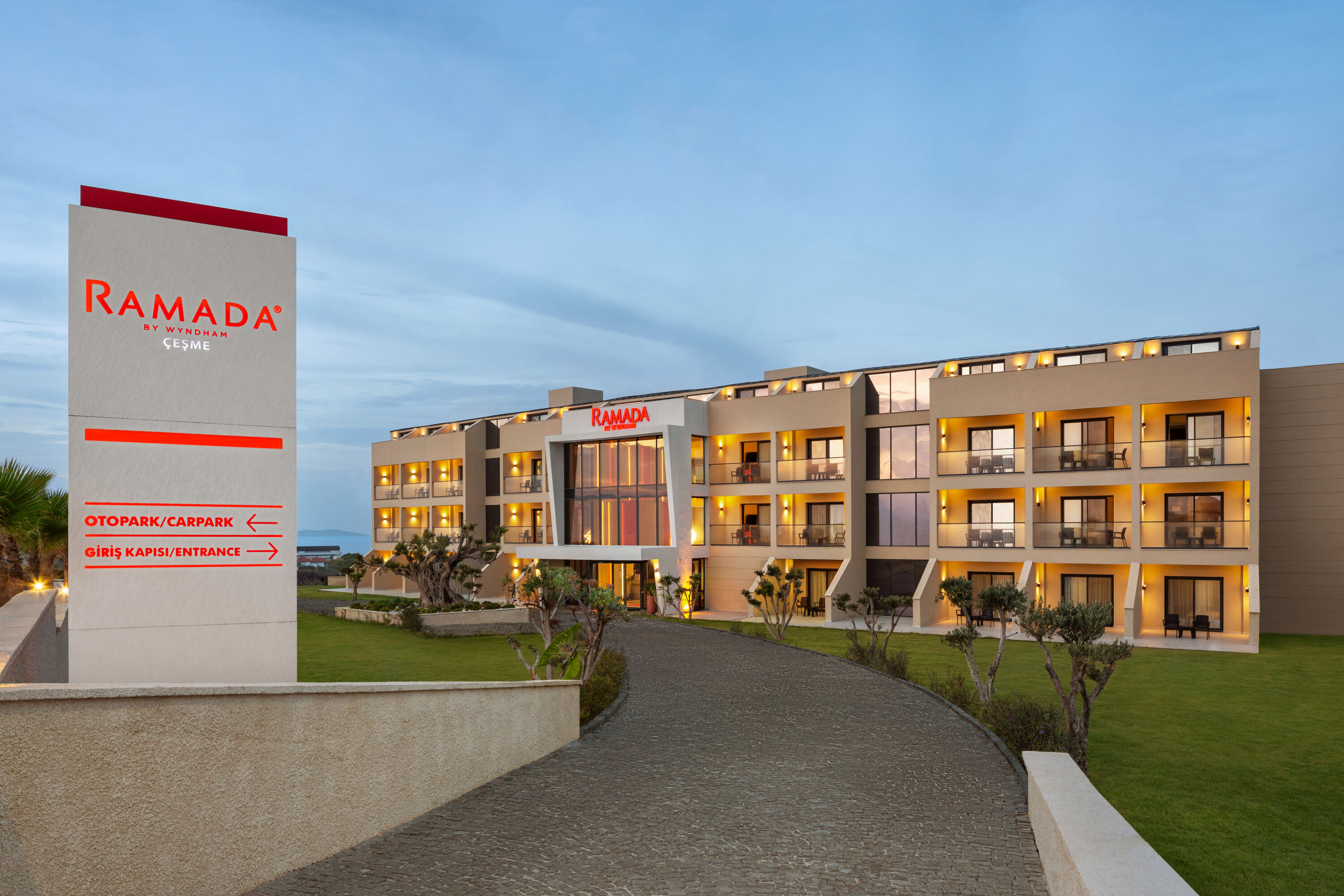 Exterior of Ramada by Wyndham Cesme hotel in Izmir, Other than US/Canada