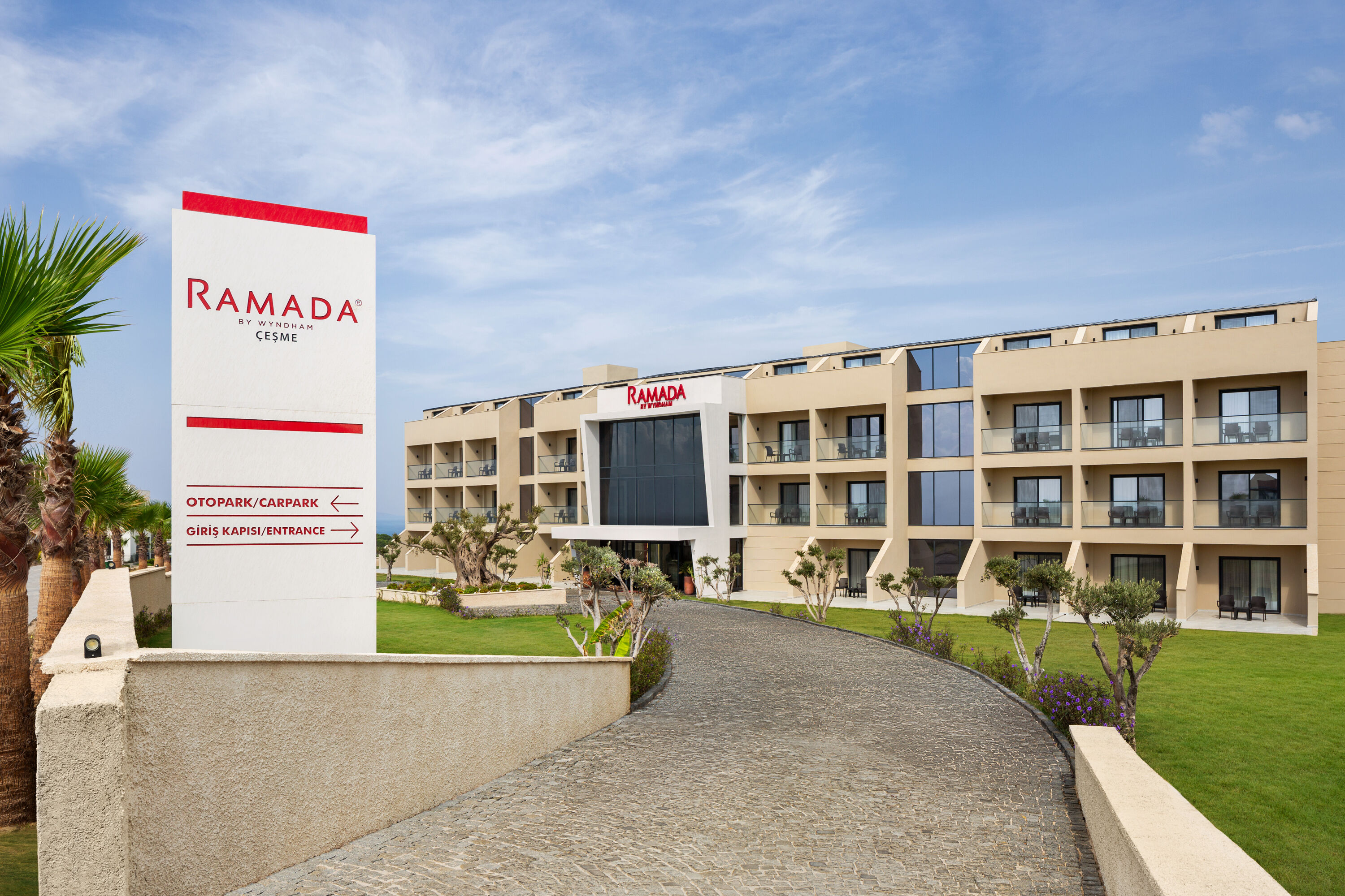Exterior of Ramada by Wyndham Cesme hotel in Izmir, Other than US/Canada