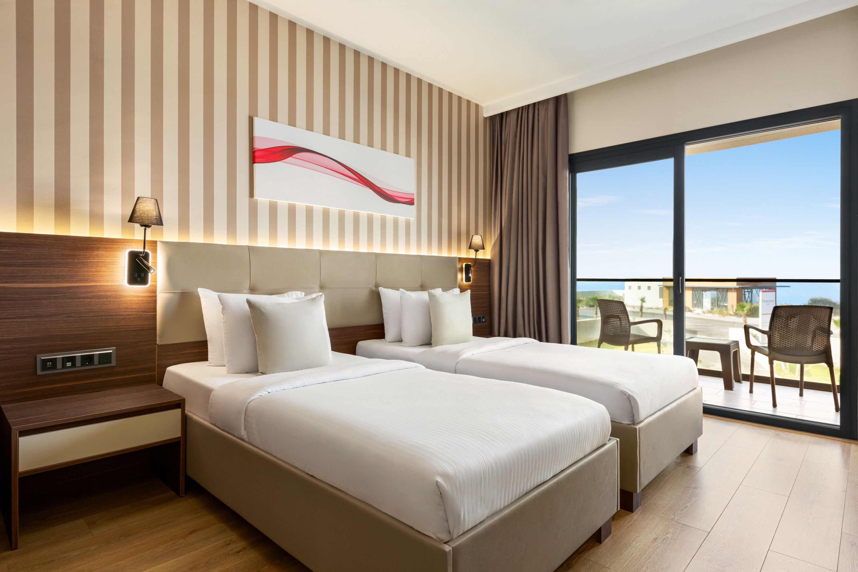Guest room at the Ramada by Wyndham Cesme in Izmir, Other than US/Canada