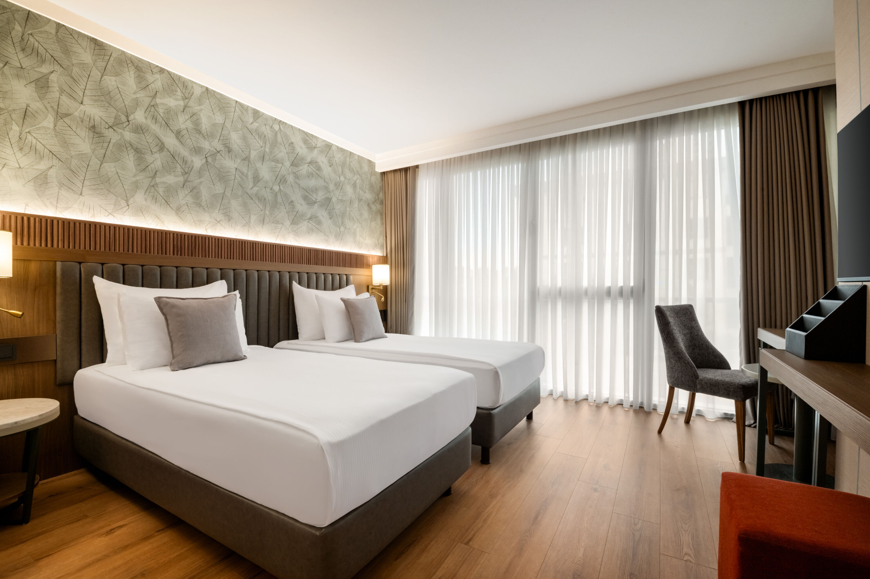 Guest room at the Ramada Encore by Wyndham Konya Selcuklu in Konya, Other than US/Canada